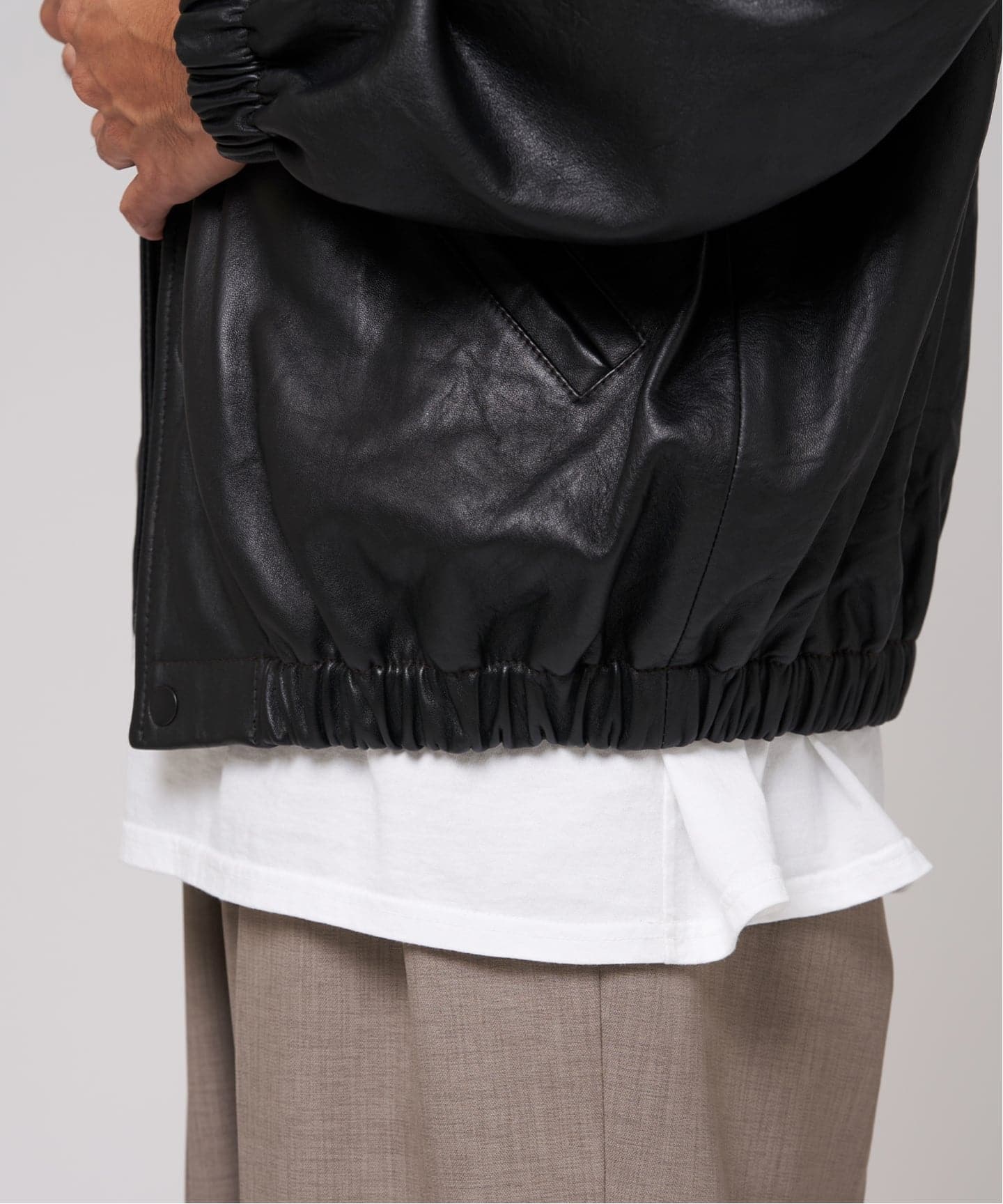 べジタブルラムレザー コーチジャケット（レザージャケット）｜EDIFICE