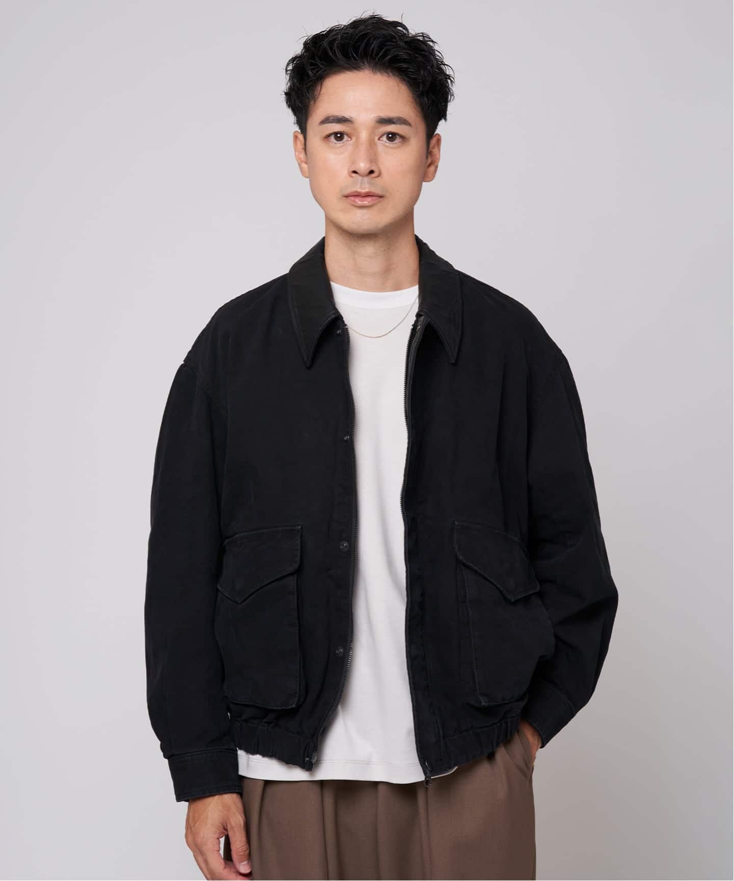 ダック ウォッシュド フライト ブルゾン（その他ブルゾン／アウター