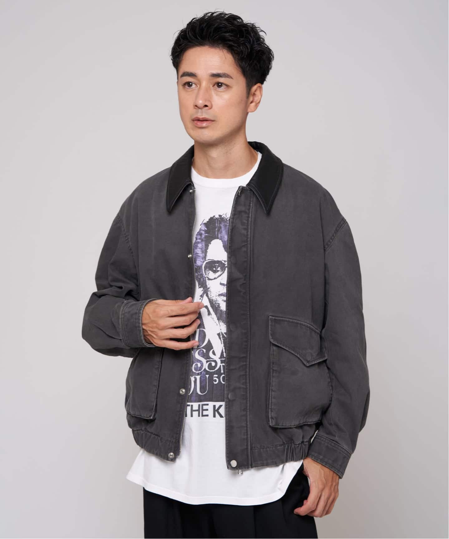 ダック ウォッシュド フライト ブルゾン（その他ブルゾン／アウター