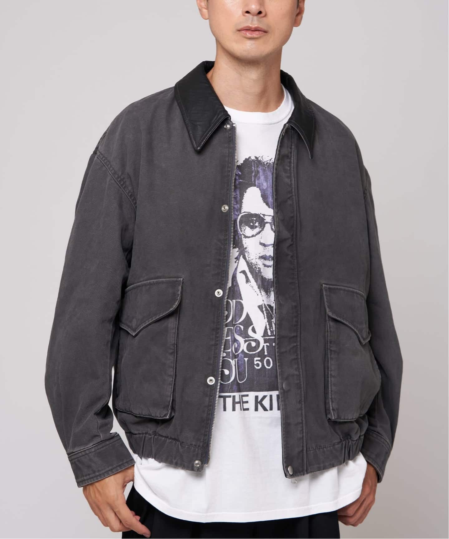 エディフィス（EDIFICE）/ダック ウォッシュド フライト ブルゾン ダック ウォッシュド フライト ブルゾン（その他ブルゾン／アウター