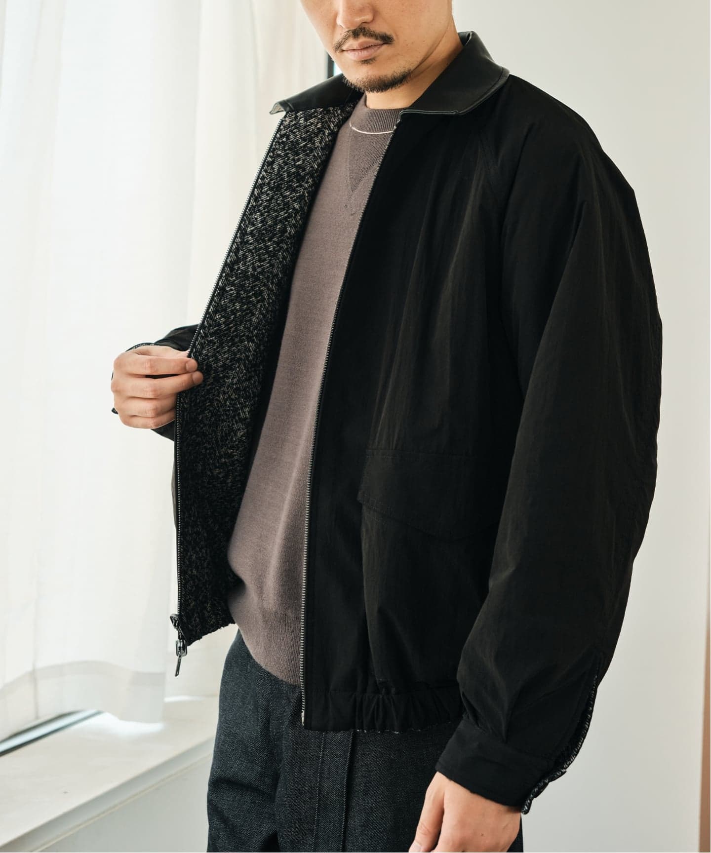 ツイード スポーツ ブルゾン【リバーシブル仕様】（その他ブルゾン