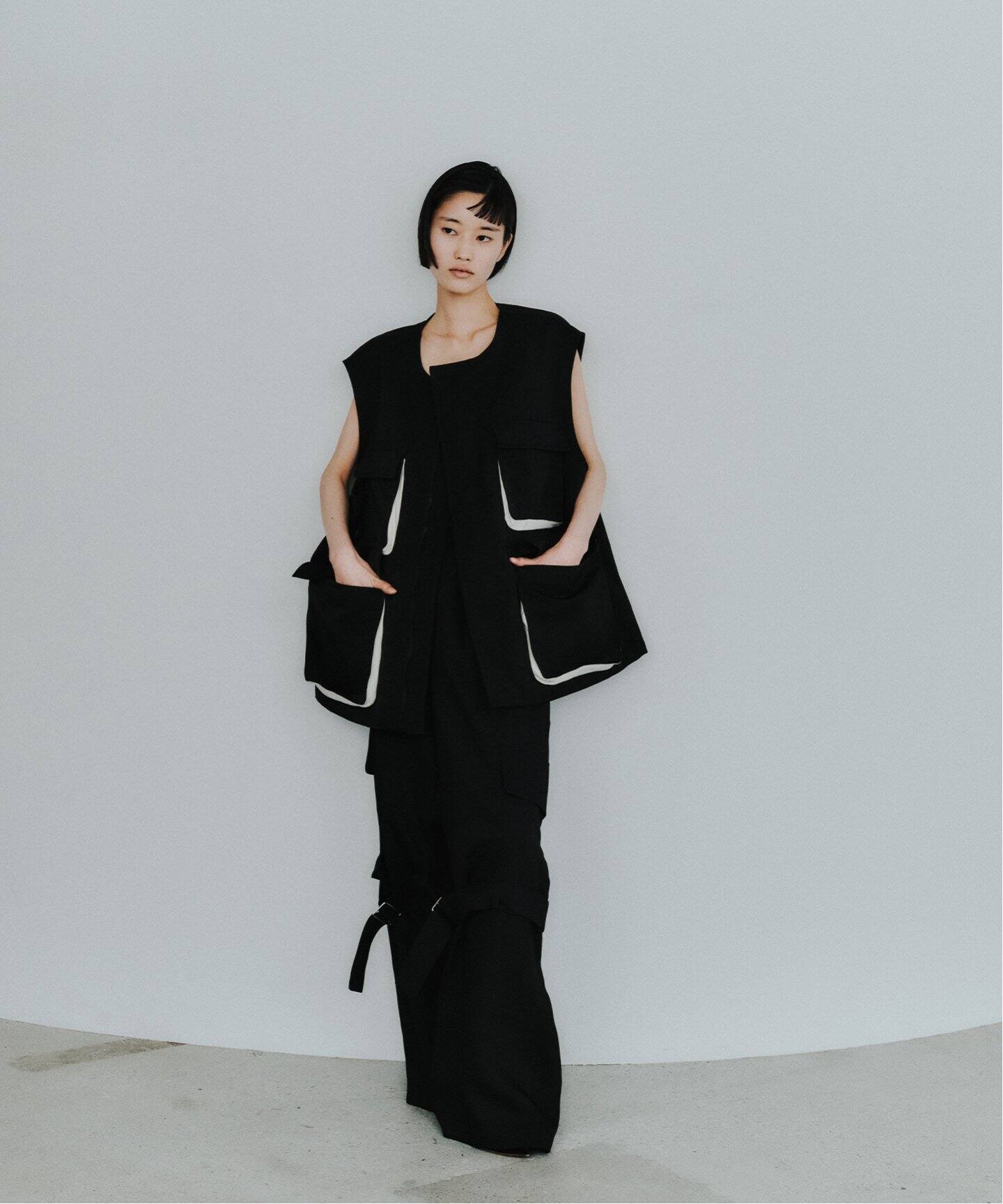 Hedie.+ Nylon Vest ブラック Hedie.+ Nylon Vest ブラック