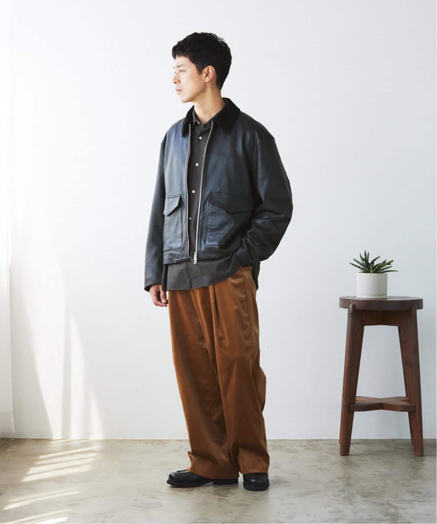 IENA LA BOUCLE SHEEPレザージャケット　新品未使用 IÉNA ブラック レザージャケット IENA LA BOUCLE SHEEPレザー