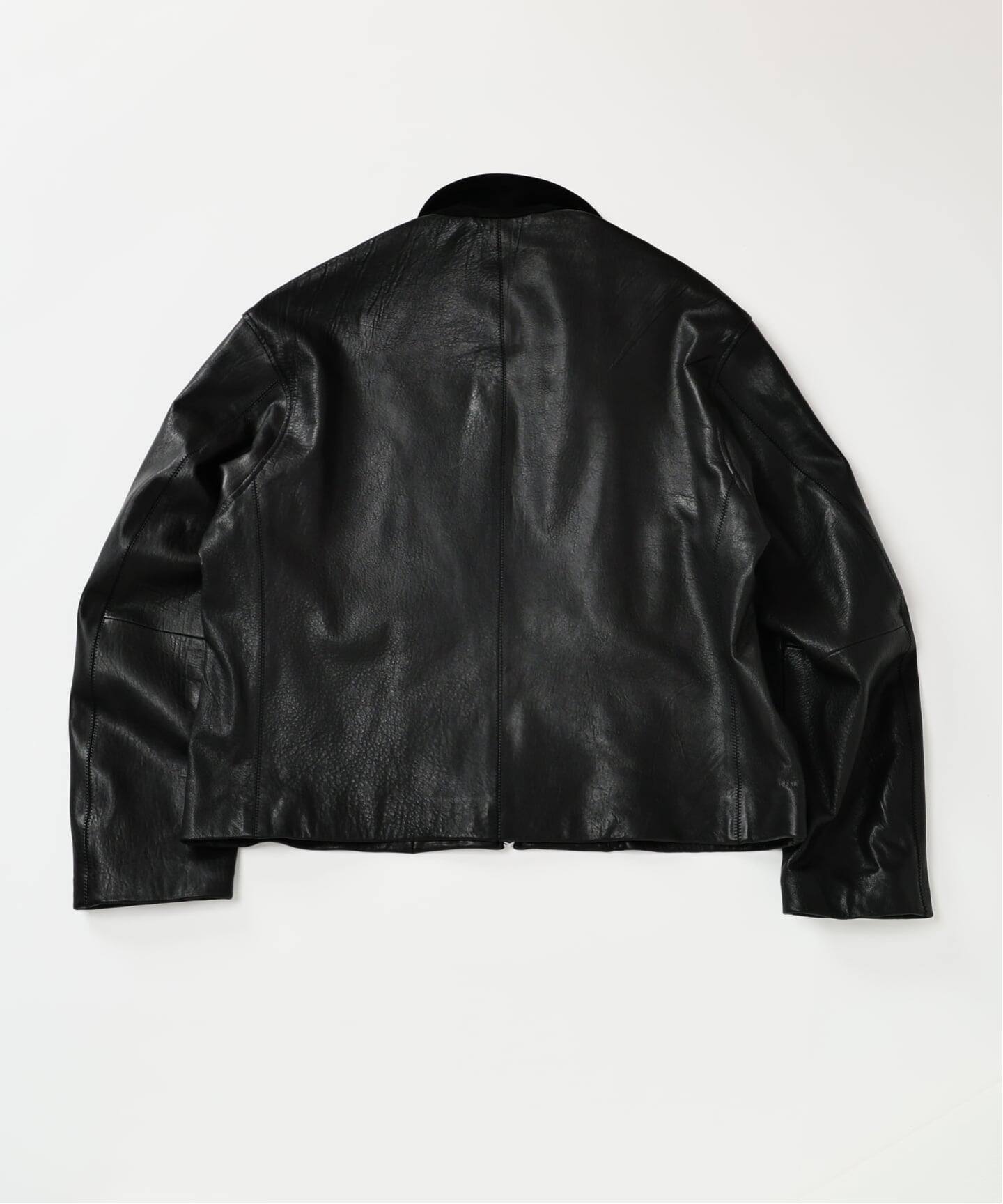 LA BOUCLE (ラブークル) LAMB LEATHER FLIGHT ジャケット