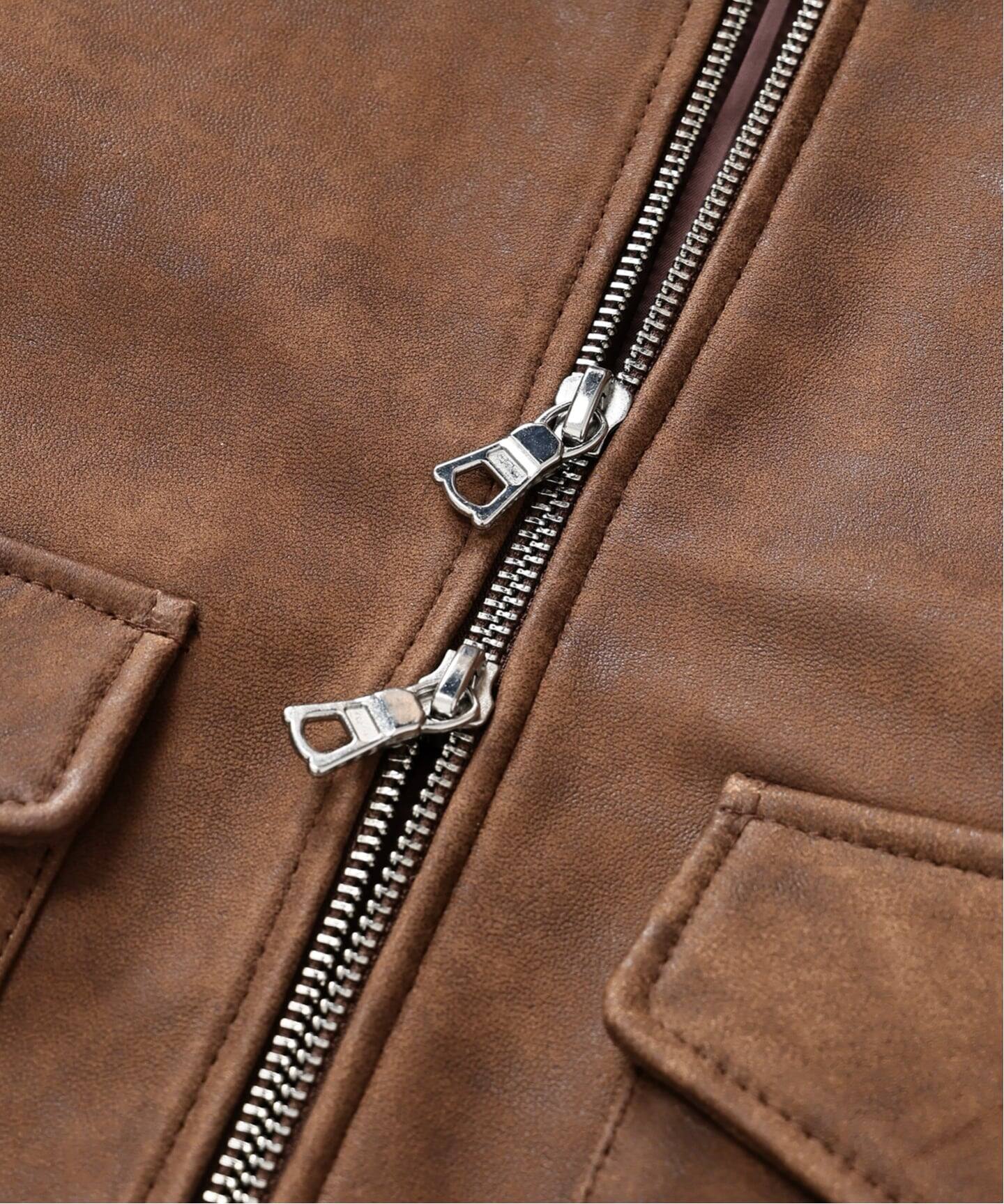 極美品 本革 ラムレザー エディフィス ラブークル ムートン レザージャケット edifice la boucle ムートンジャケット 本革 やぎ革 ラブークル - メルカリ