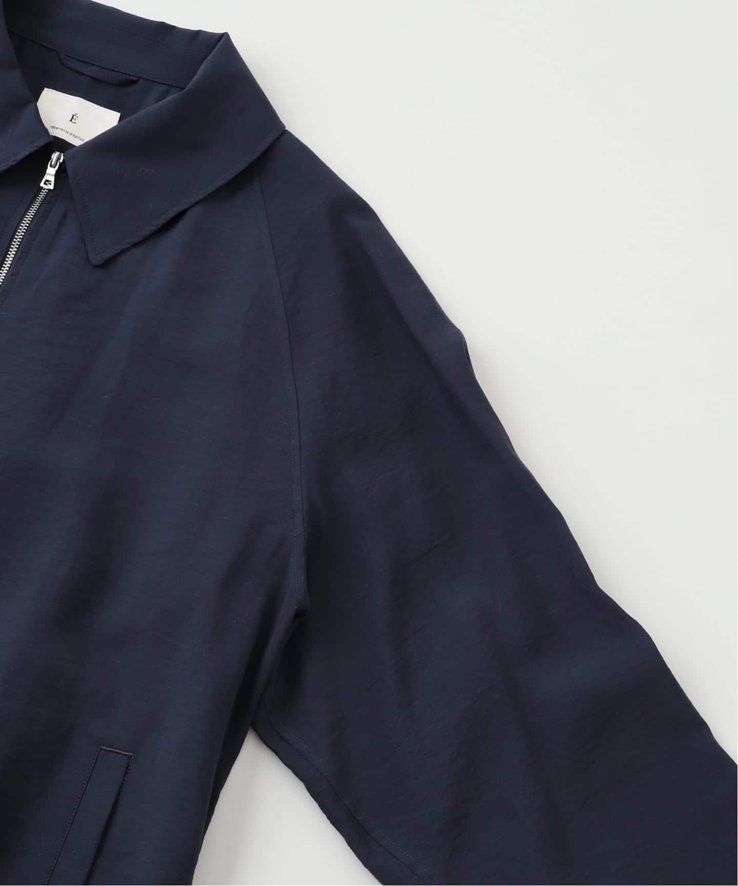E.LINEN VISCOSE ZIP ブルゾン（その他ブルゾン／アウター）｜EDIFICE