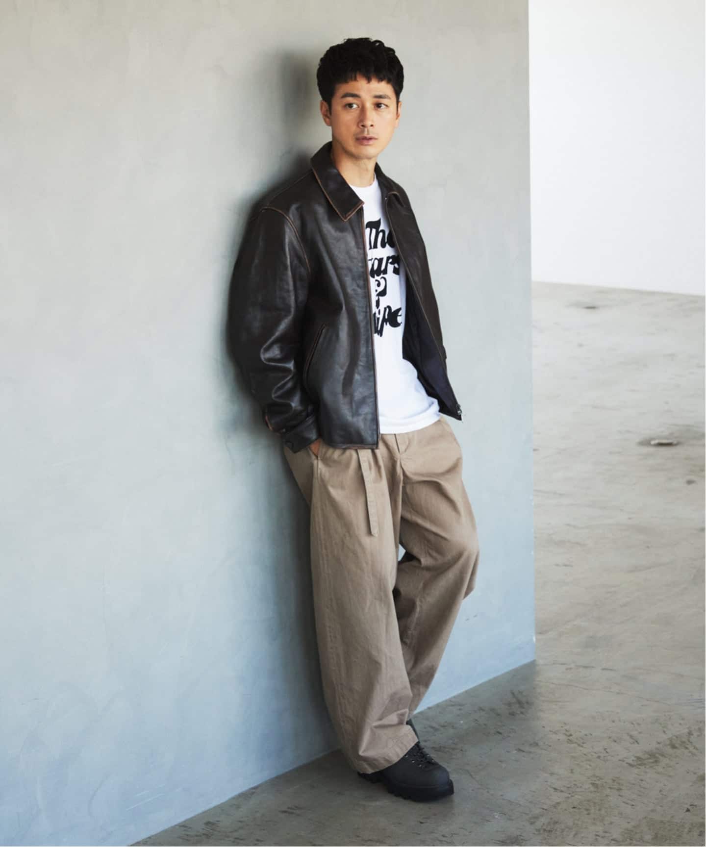 ラムレザー フレンチアンティーク ライダースジャケット（レザー