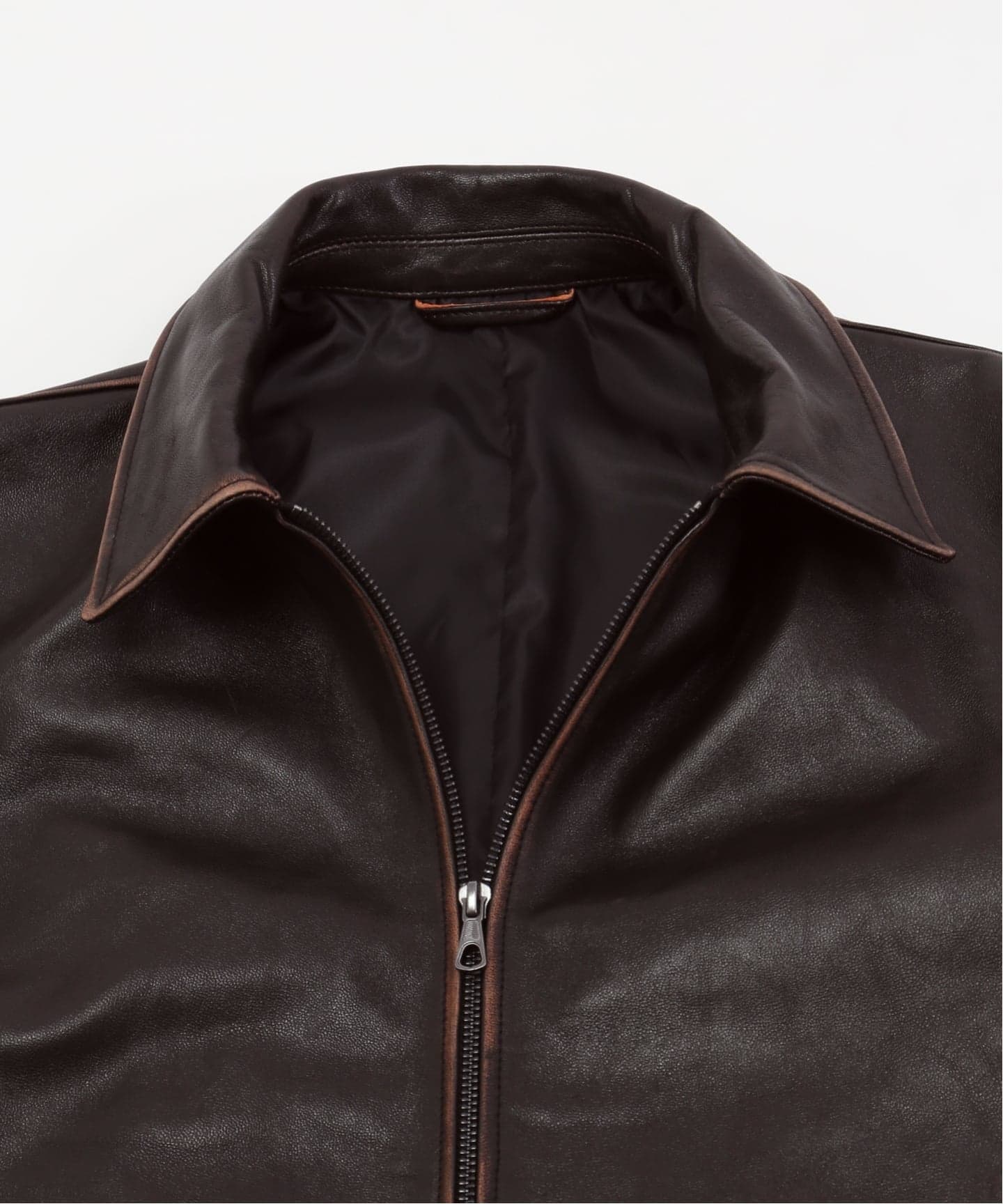 ラムレザー フレンチアンティーク ライダースジャケット（レザー