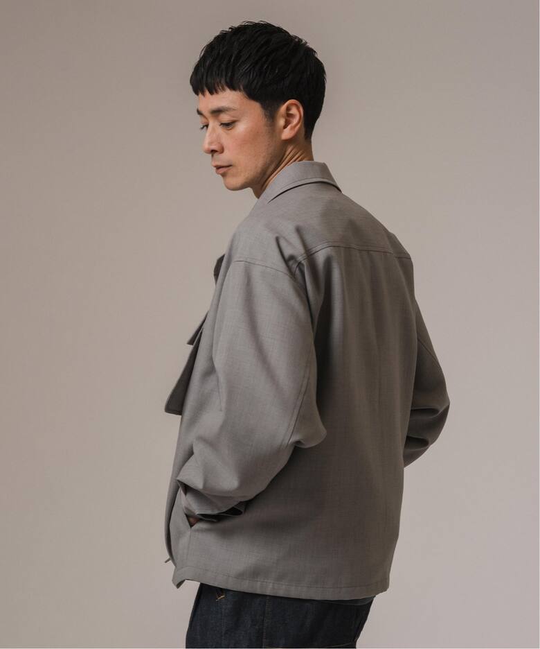 ギャバ ダブルポケット ショートブルゾン（その他ブルゾン／アウター 