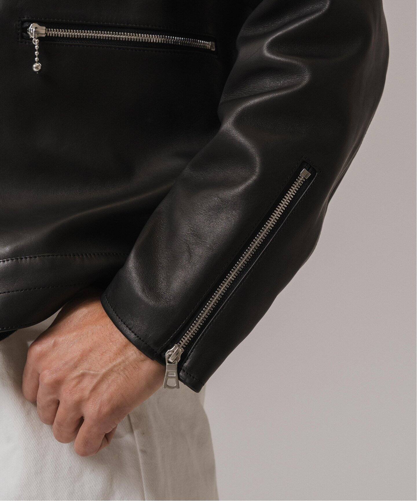 CONFFECT EDIFICE】SHEEPLEATHER MORTORCYCLE DOUBLE JACKET（レザー 