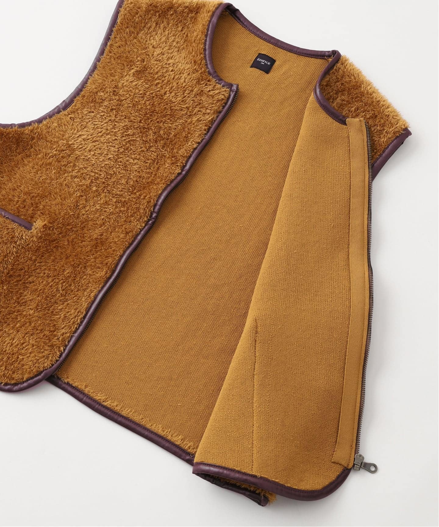 パイピング ファー ベスト（ベスト）｜EDIFICE（エディフィス）の通販