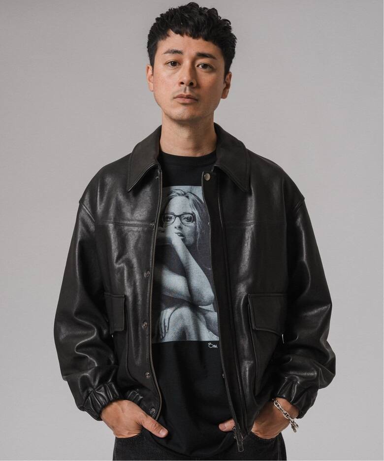 再入荷》A2 レザーショートブルゾン（レザージャケット）｜EDIFICE 