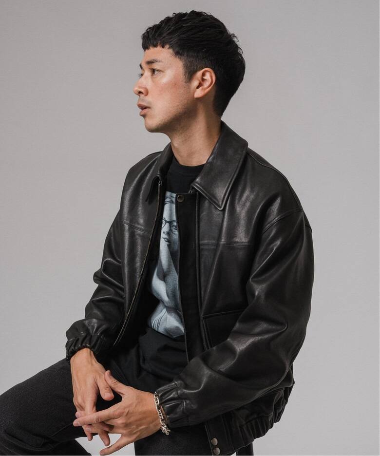 再入荷》A2 レザーショートブルゾン（レザージャケット）｜EDIFICE 
