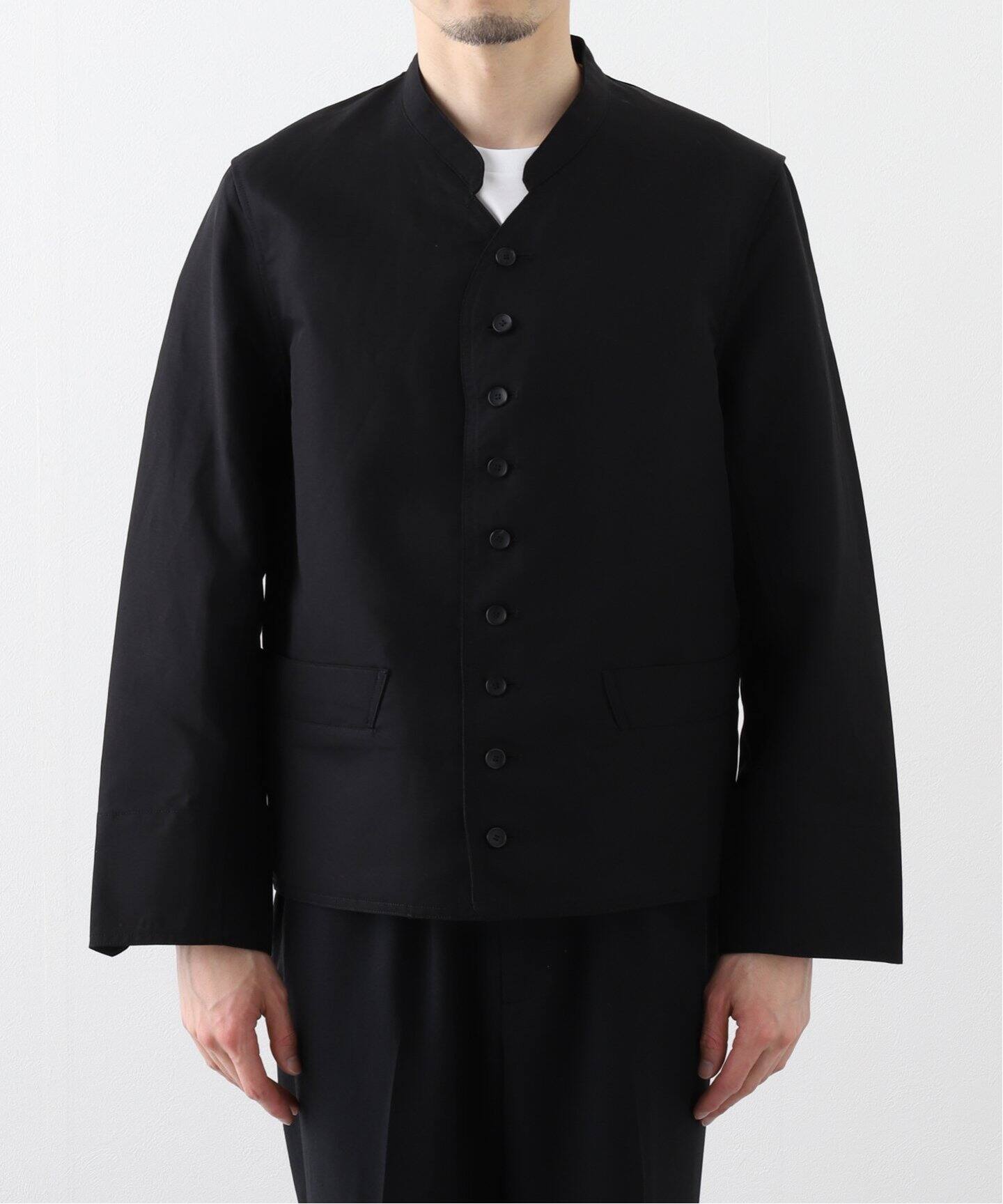 Letiquette × ETS.MATERIAUX コットンリネン ドルマン ジャケット