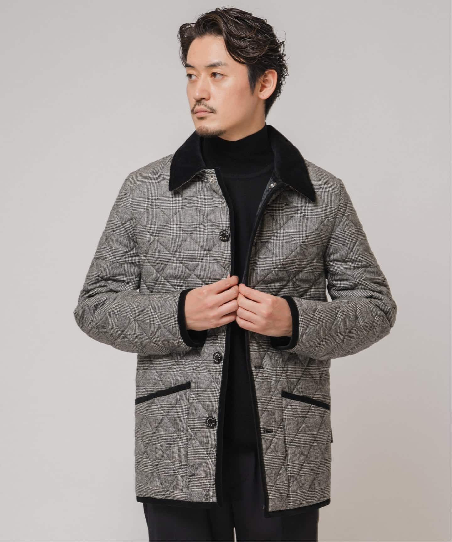 極美/ロロピアーナ】マッキントッシュ モンクトン 40 グレンチェック