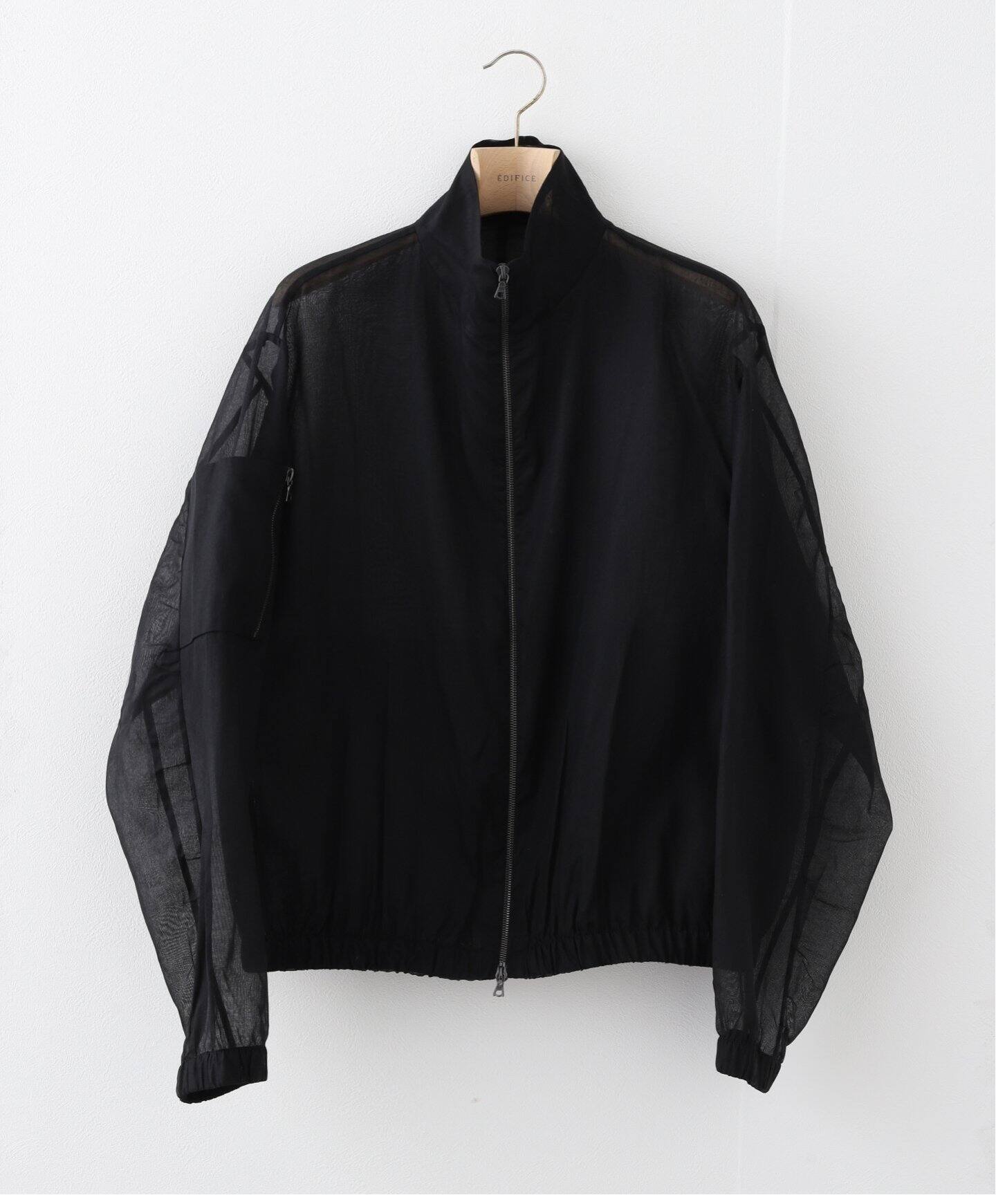 GABRIELA COLL GARMENTS TAFFETA POCKET ZIPPER JACKET S16-311 