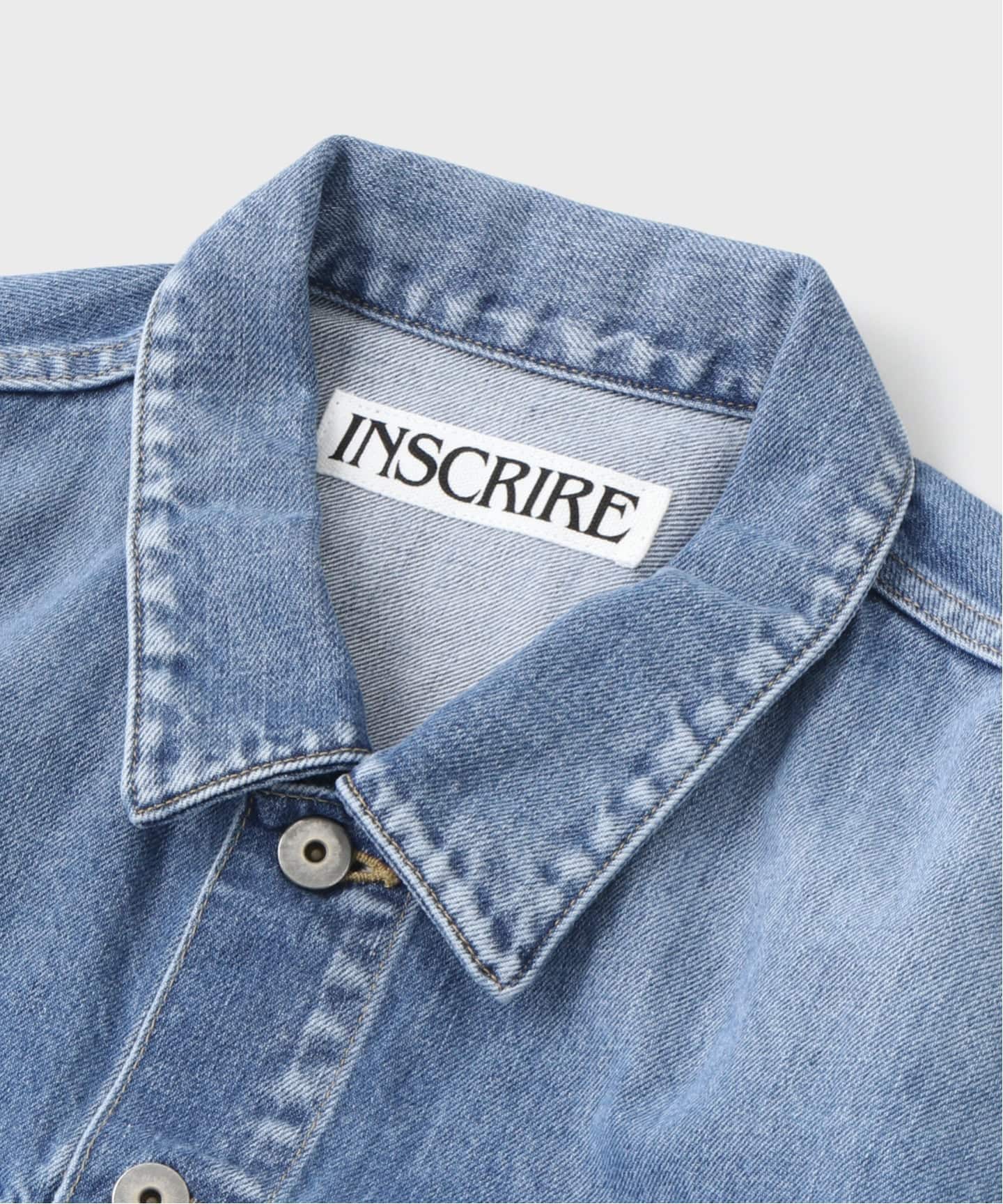 【INSCRIRE アンスクリア】デニムジャケットIENA イエナ サイズ38 INSCRIRE(アンスクリア)｜デニム ジャケット/ブルーユーズド の