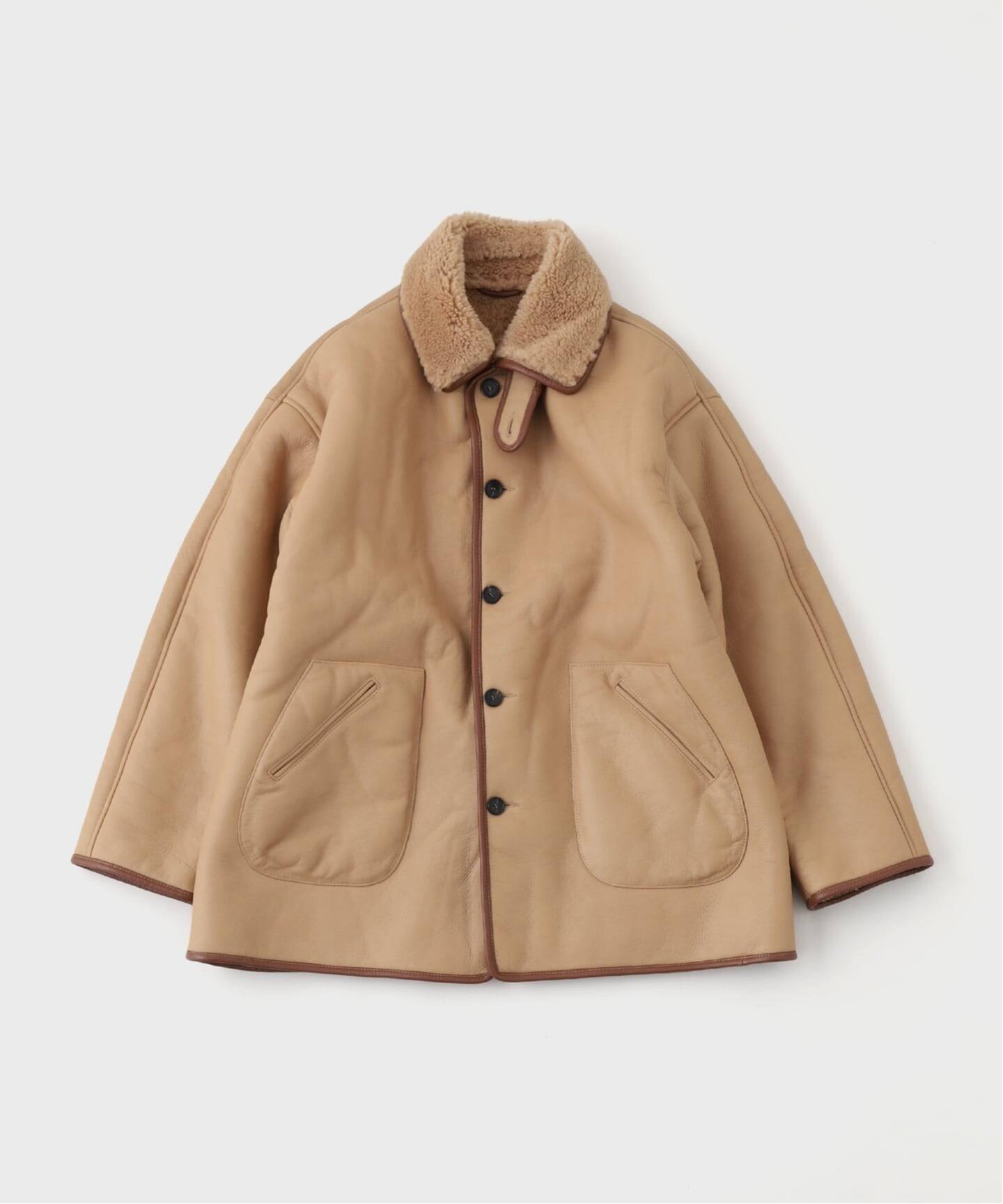 CAWLEY (コーリー) TAN LEATHER BACK CURLY RONNY JACK（レザー