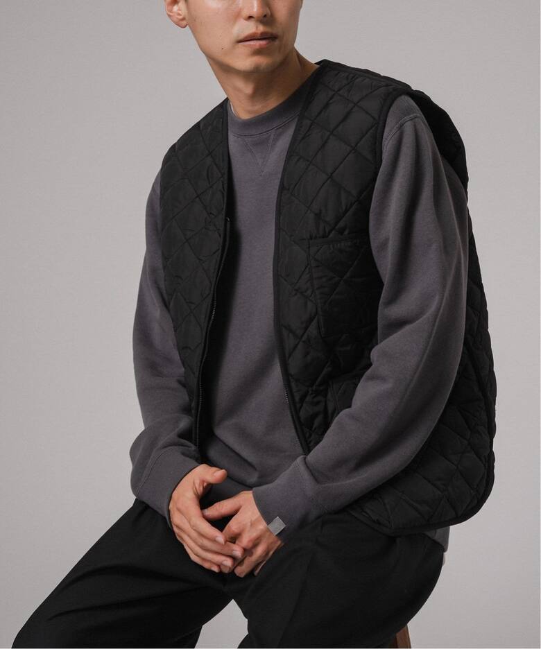 再入荷》Barbour for MARKAWARE & EDIFICE 別注 キルティングベスト 