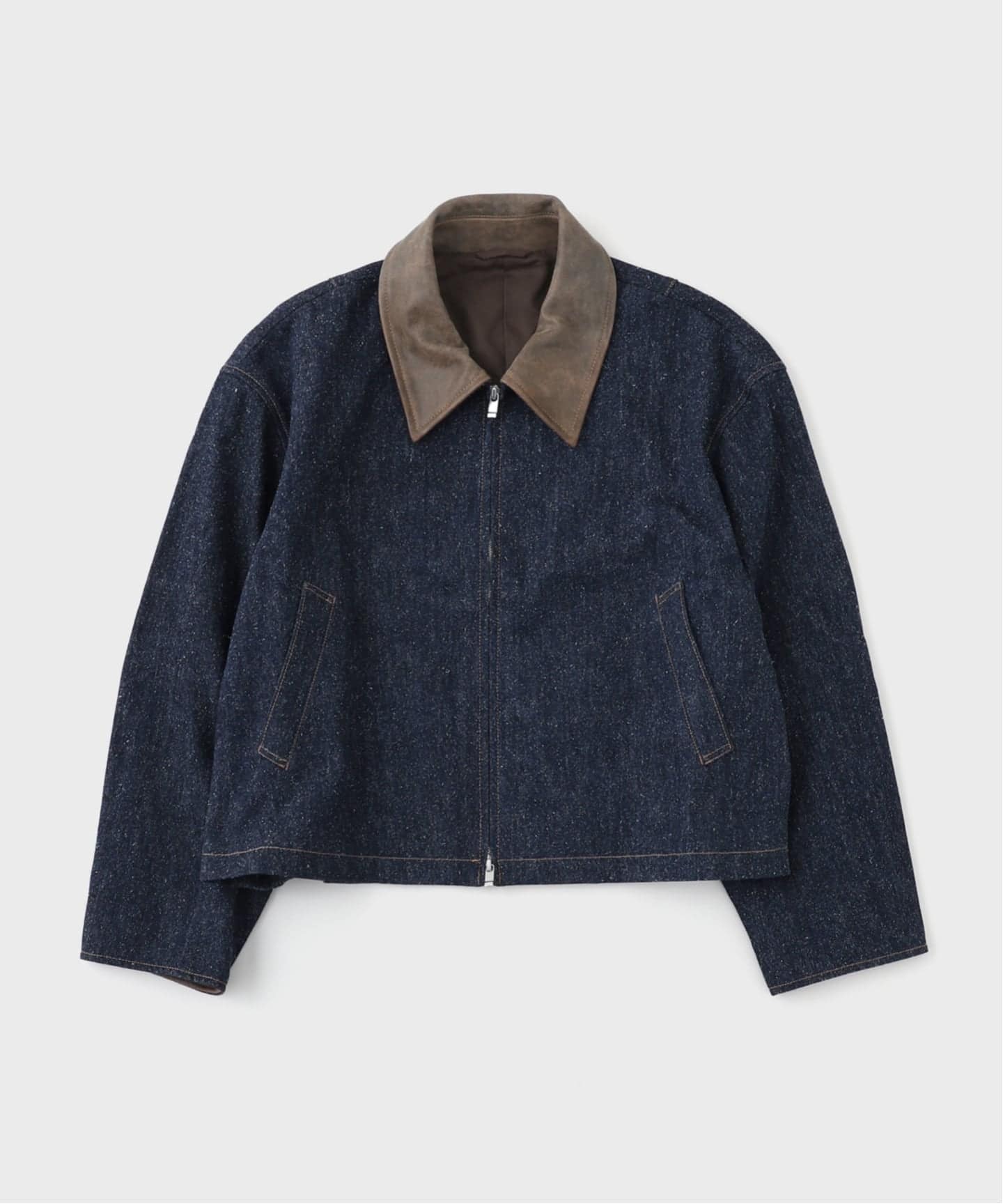 Cale (カル) for BOUCLE 別注 コットンシルクデニム ブルゾン
