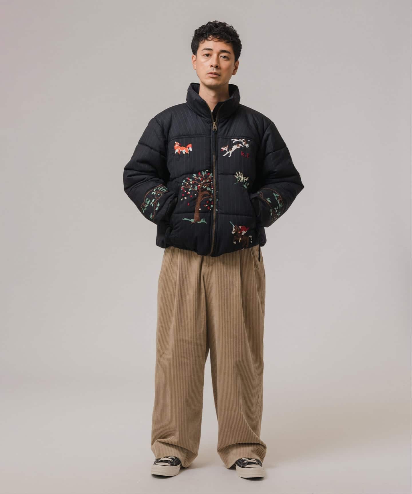KHOKI（コッキ）別注 embroidery puffer jacke（その他ブルゾン