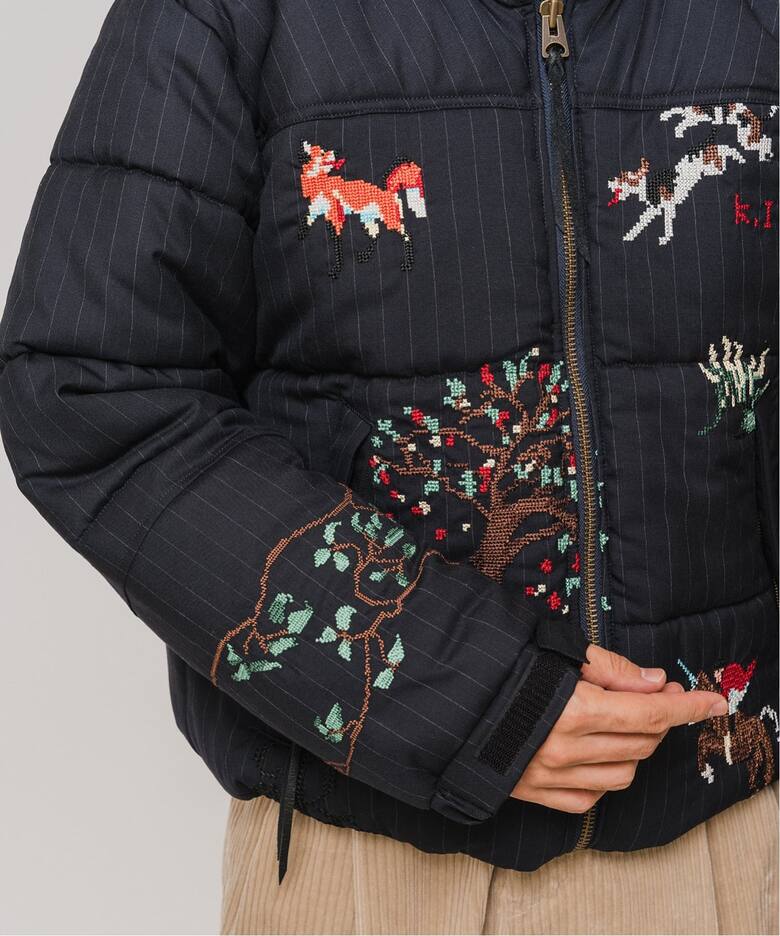 KHOKI（コッキ）別注 embroidery puffer jacke（その他ブルゾン 