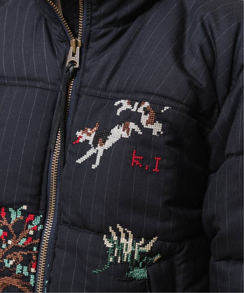 KHOKI（コッキ）別注 embroidery puffer jacke（その他ブルゾン 