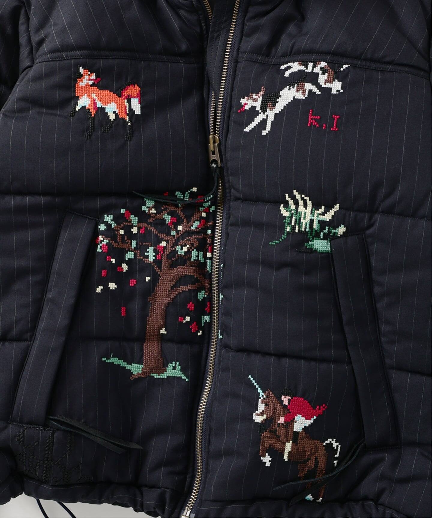 KHOKI（コッキ）別注 embroidery puffer jacke（その他ブルゾン
