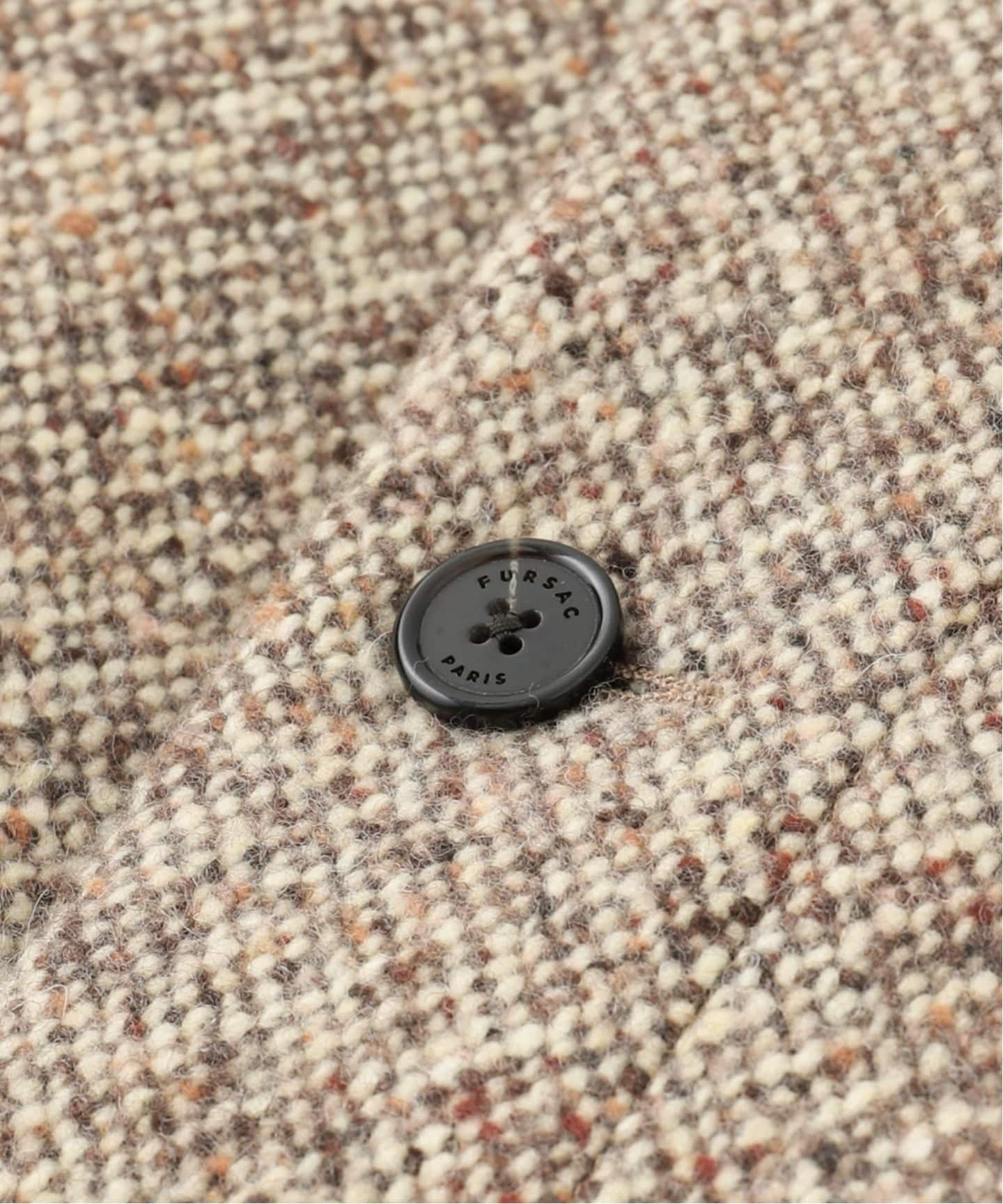 fursac (フルサック) Dark blond tweed jacket（その他ブルゾン