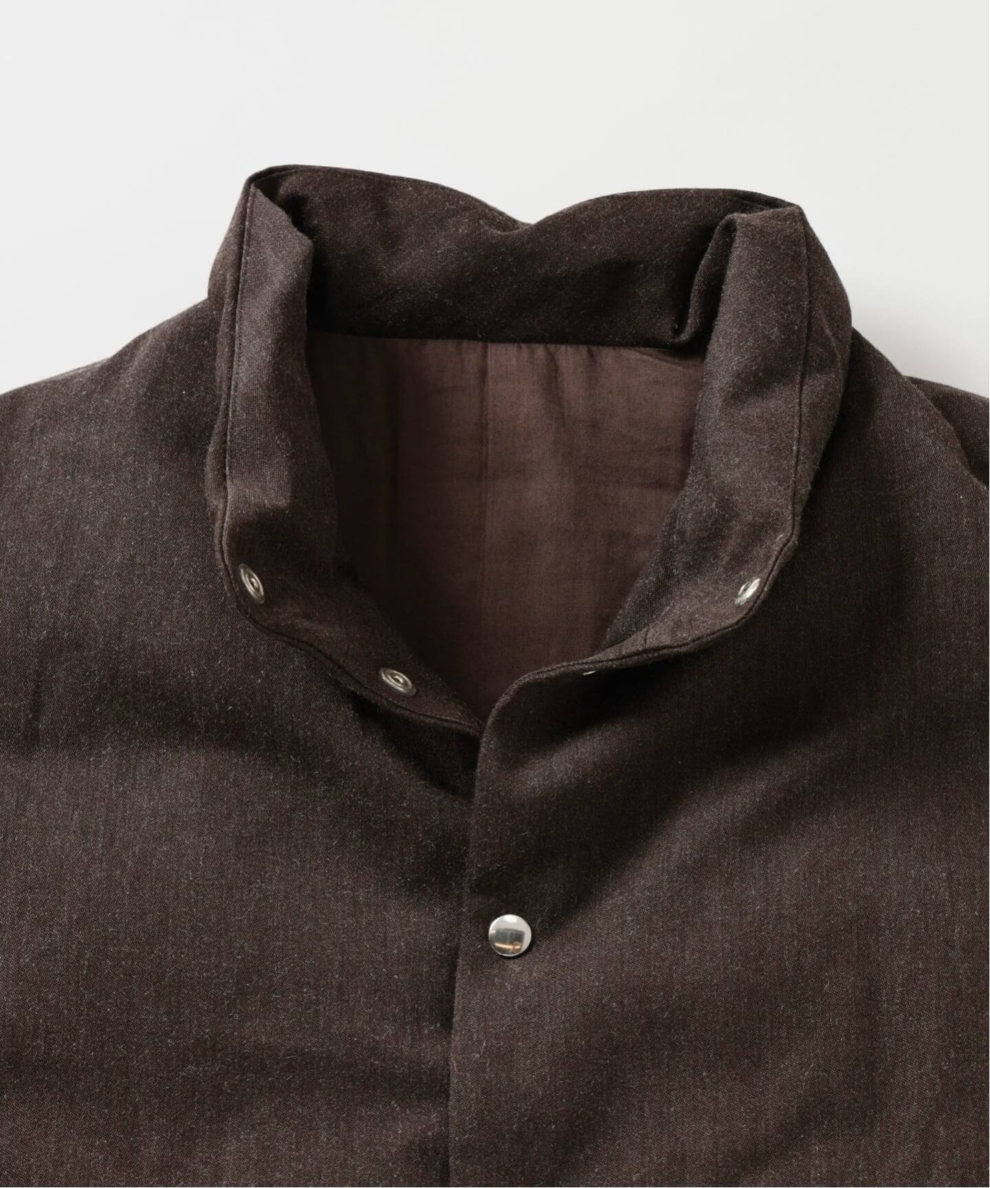 Cale(カル) for BOUCLE 別注 ウールラミードスキン DOWN VEST（ダウン