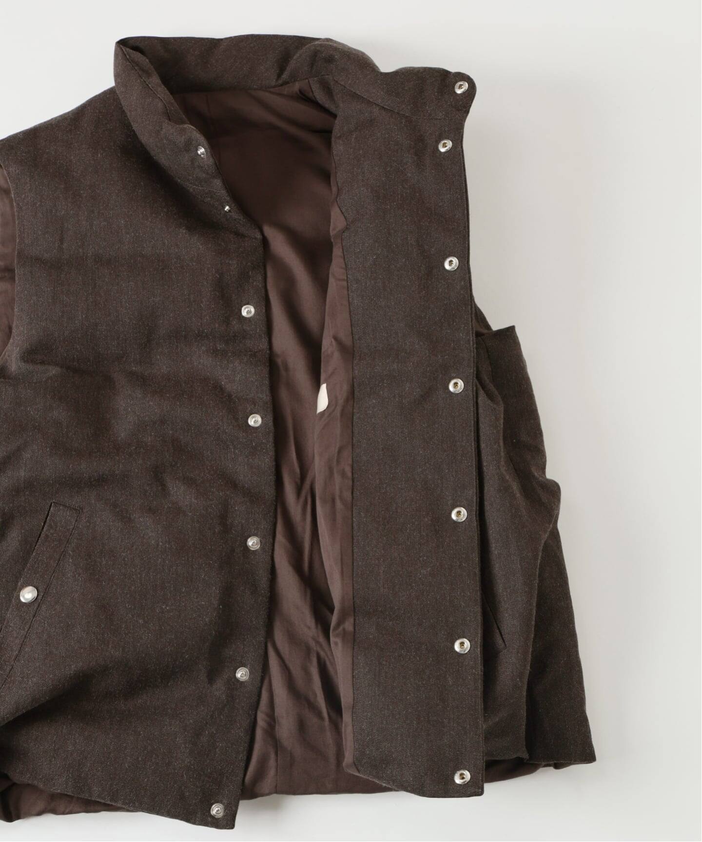 Cale(カル) for BOUCLE 別注 ウールラミードスキン DOWN VEST（ダウン