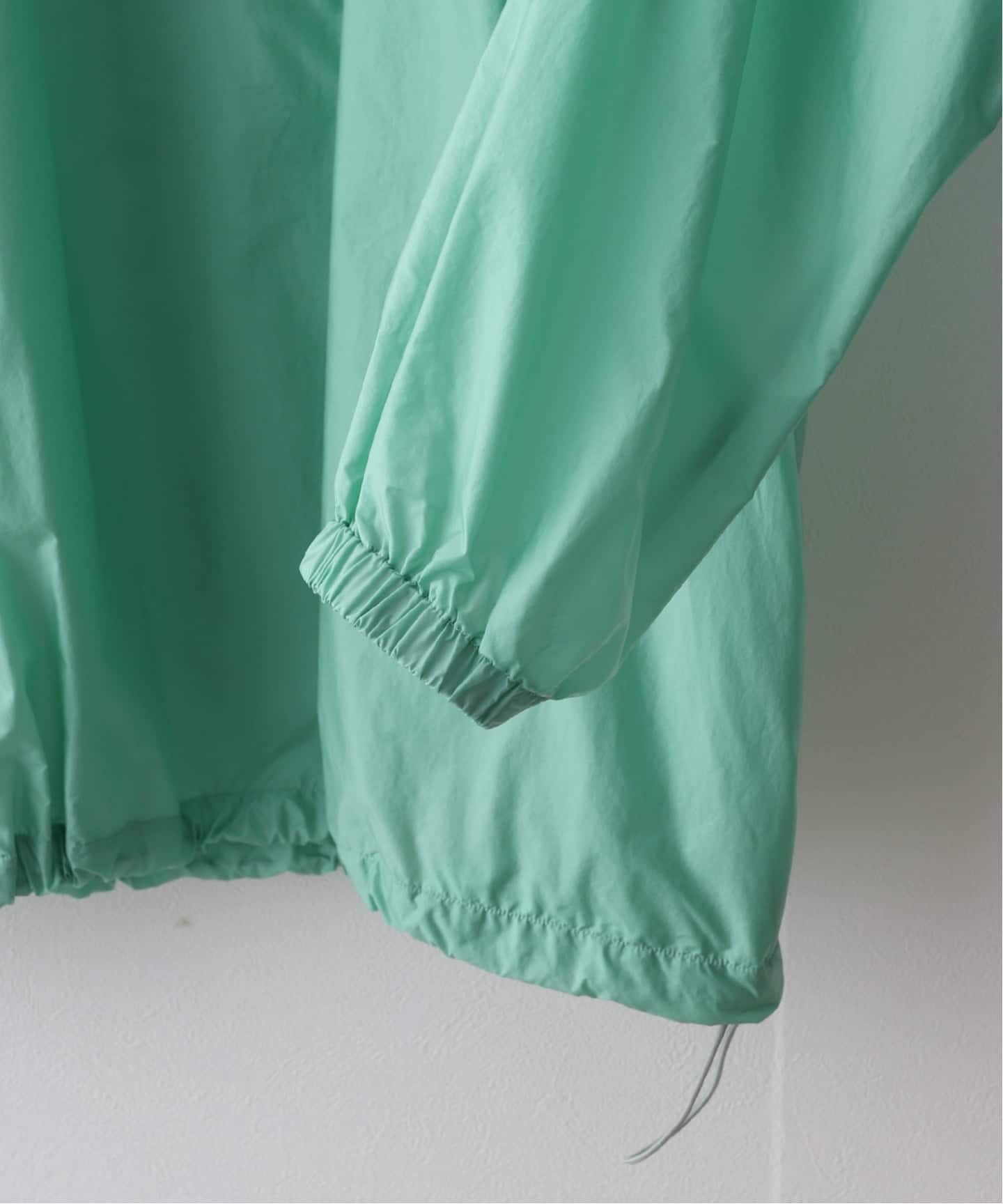 AURALEE (オーラリー) LIGHT SHEER NYLON HALF ZIP P/O