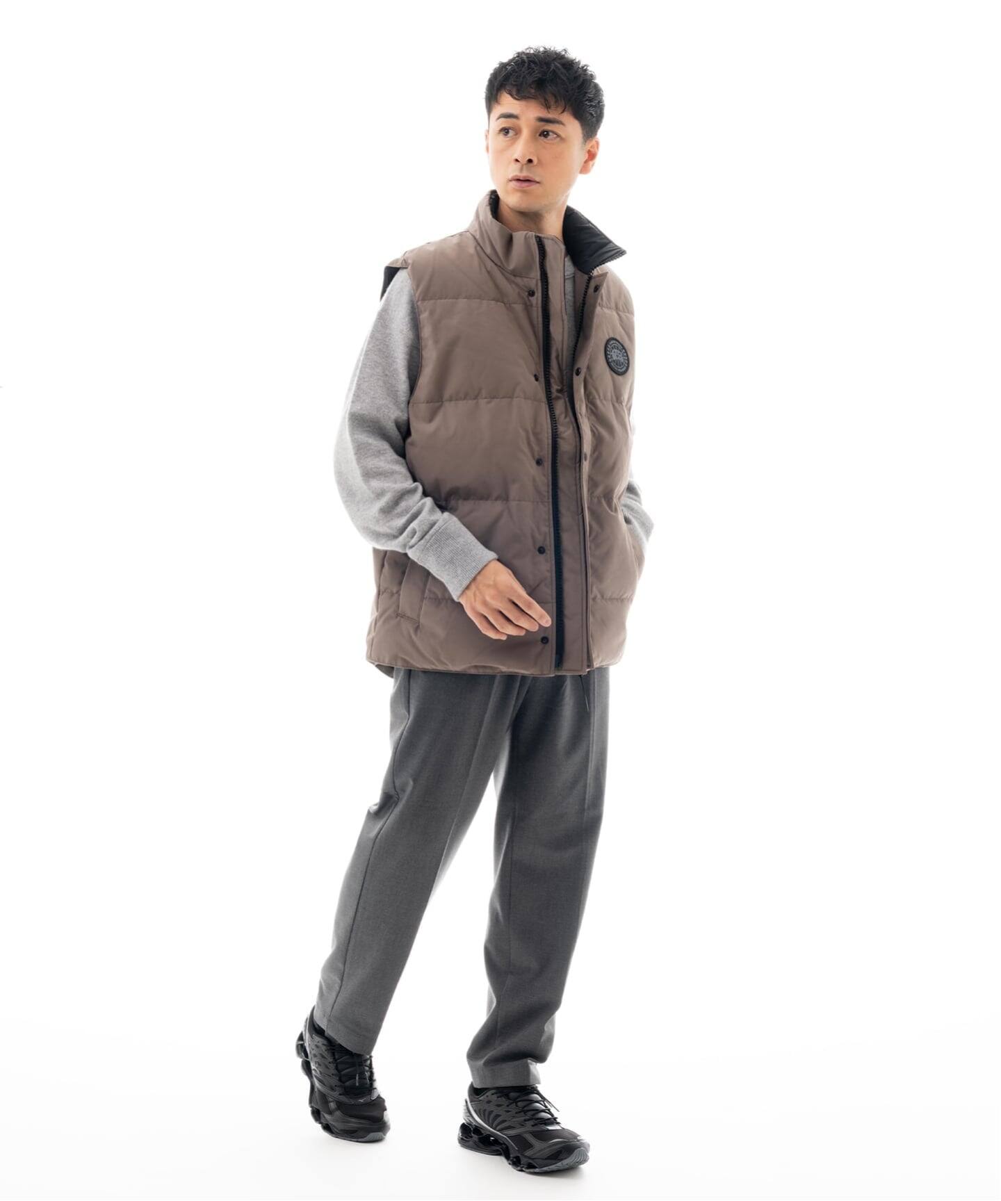 ギャルソンベスト 2081MB S black ブラックレーベル カナダグース CANADA GOOSE (カナダグース) 2081MB Garson Vest Black Label（ベスト