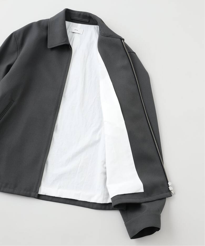 ATON (エイトン) BACK SATIN HARRINGTON ジャケット（その他ブルゾン 