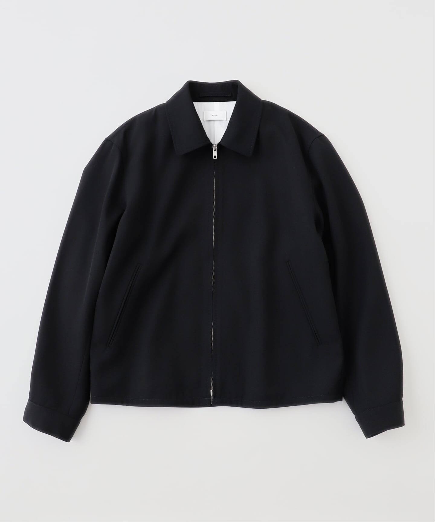 ATON (エイトン) BACK SATIN HARRINGTON ジャケット（その他ブルゾン 