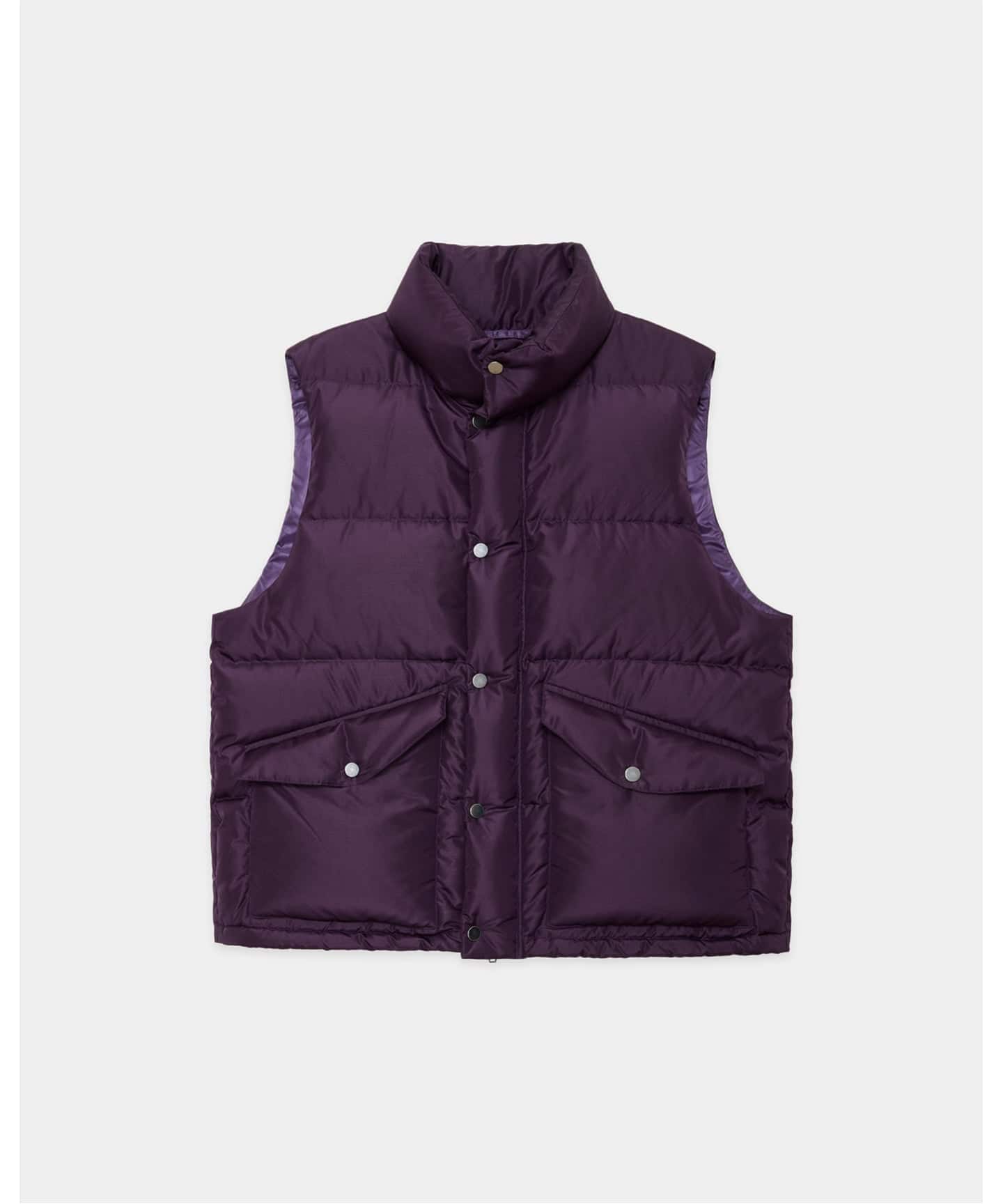 予約》MARKAWARE (マーカウェア)SILK DOWN VEST（ダウン・中綿ベスト