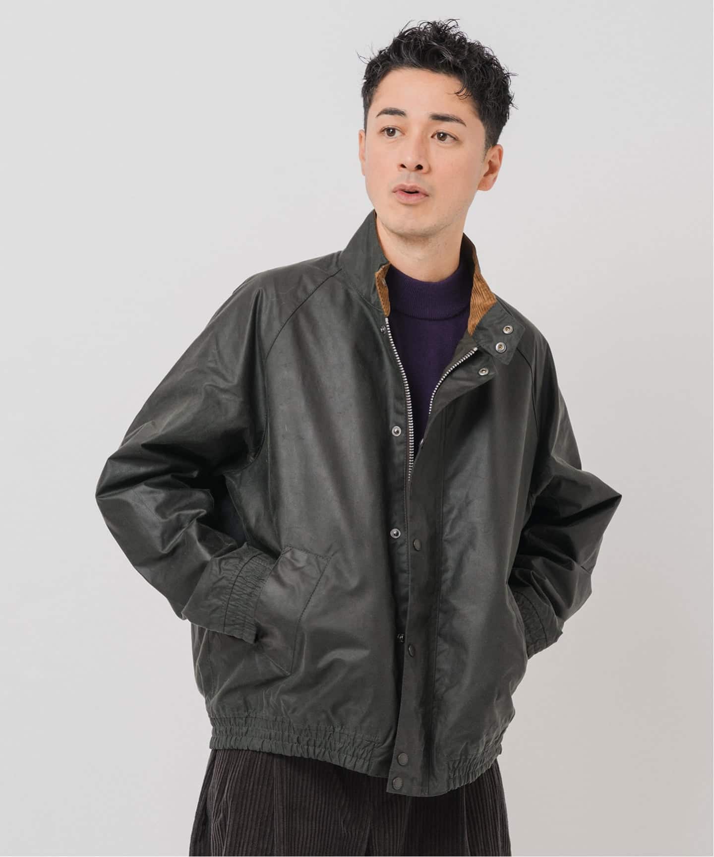 Barbour(バブアー)Blouson Transport/トランスポート Wax MWX2497