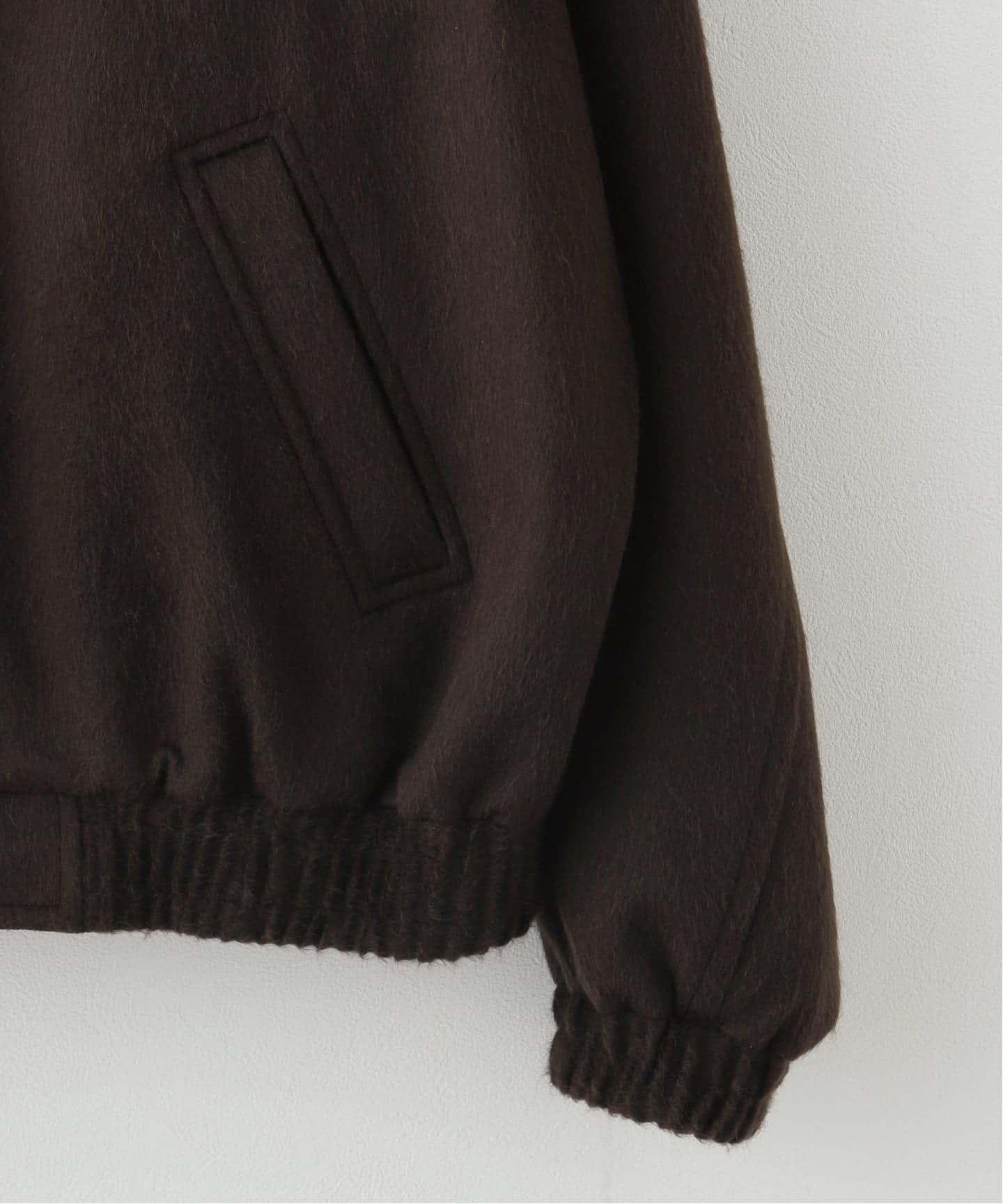 AURALEE (オーラリー) BABY CAMEL FLANNEL ZIP ブルゾン（その他