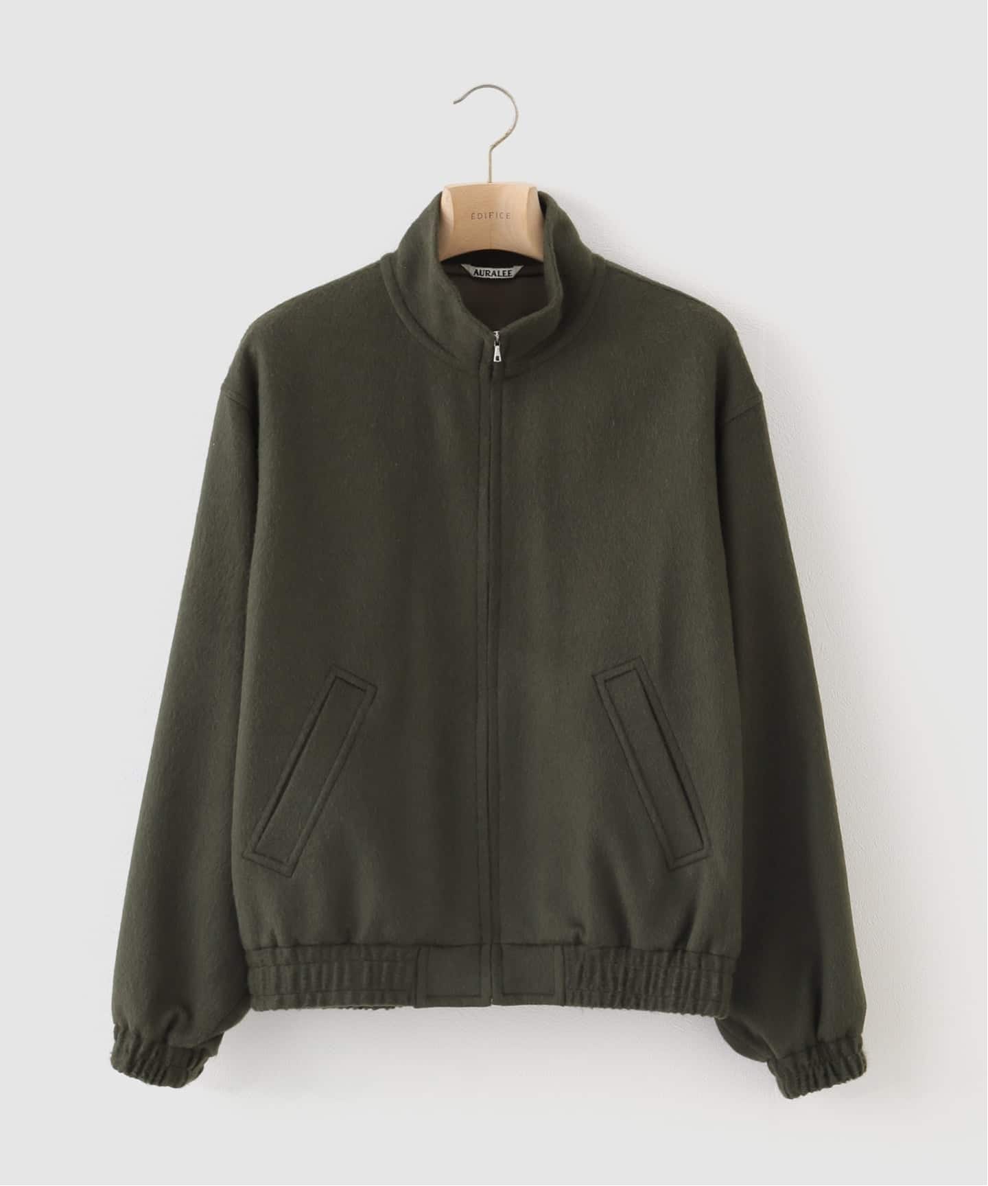 AURALEE (オーラリー) BABY CAMEL FLANNEL ZIP ブルゾン（その他