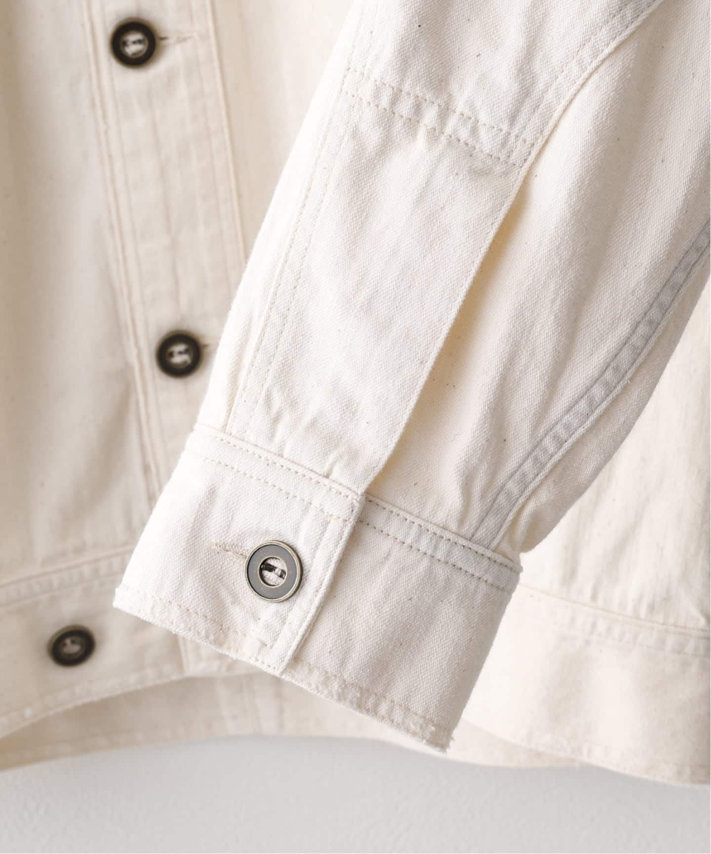 マルジェラ　ホワイトデニム　ショートジャケット MAISON MARGIELA (メゾン マルジェラ) DENIM SHORT JACKET