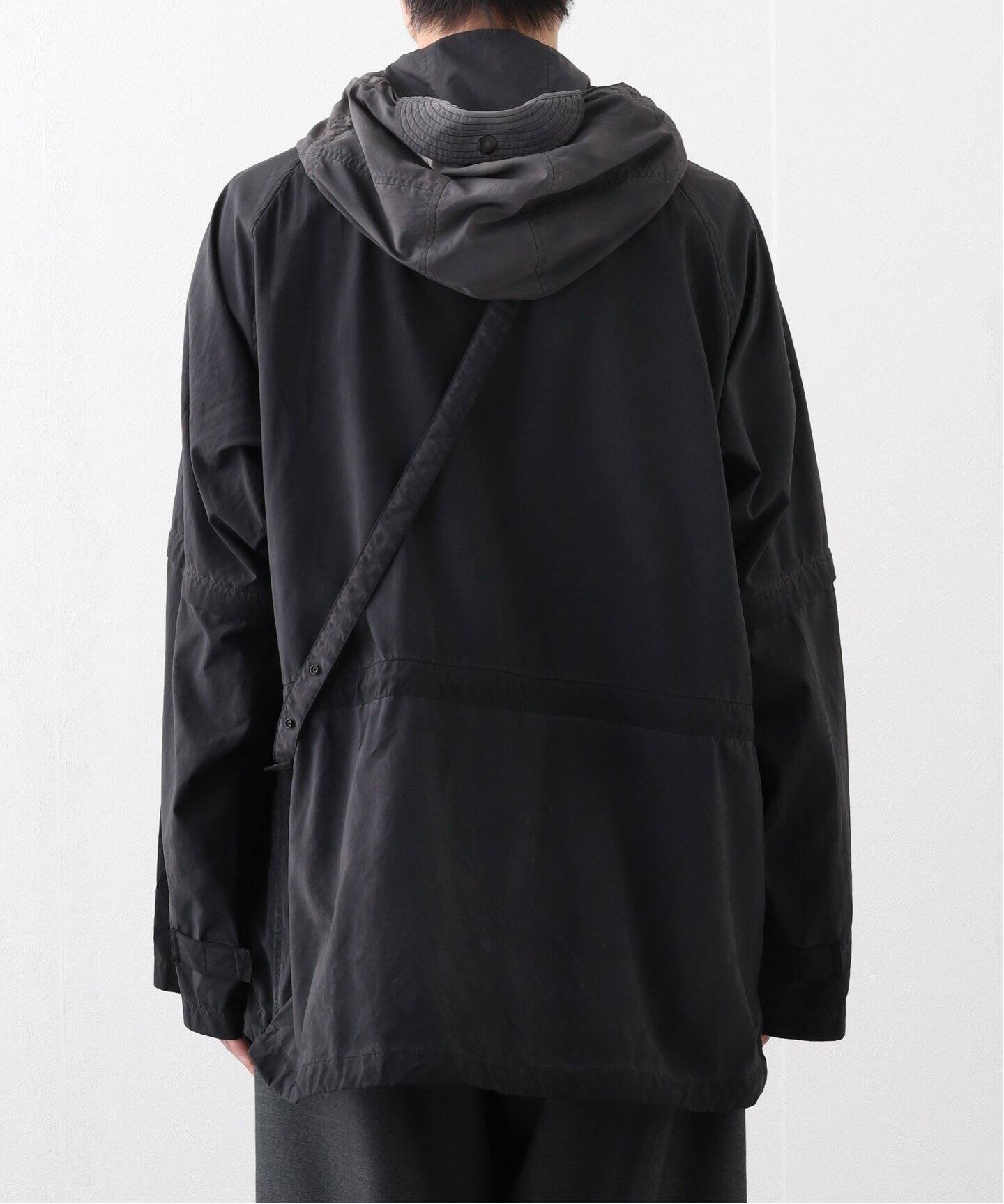 crepuscule まん丸 garment dyed フーディ グリーン 