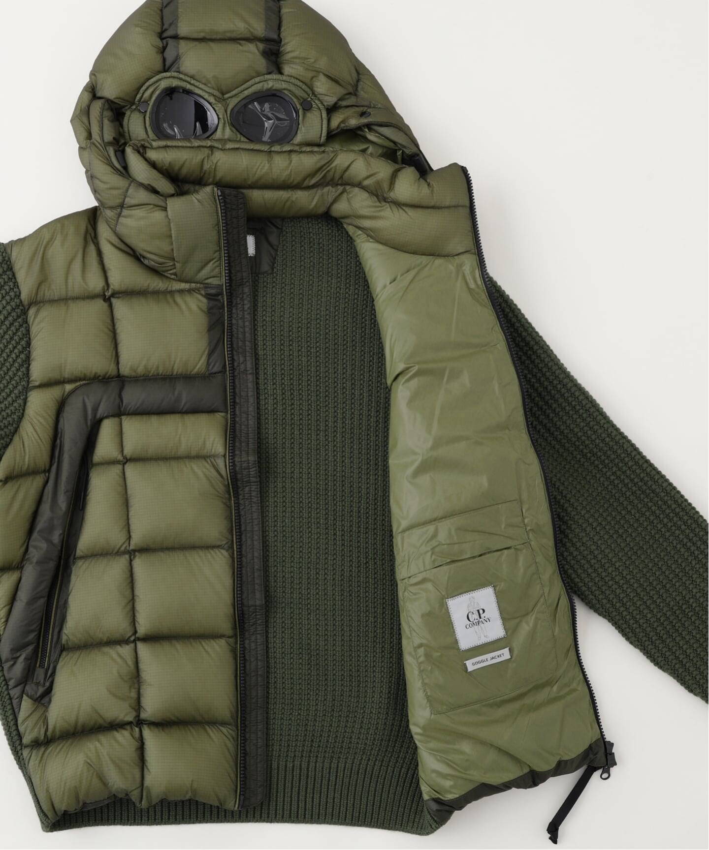 C.P. COMPANY (シーピーカンパニー) KNW JKT IN MERINO WOOL EXTR
