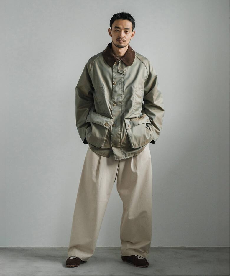 Barbour for MARKAWARE & EDIFICE 別注 タマムシ BEDALE/ビデイル 