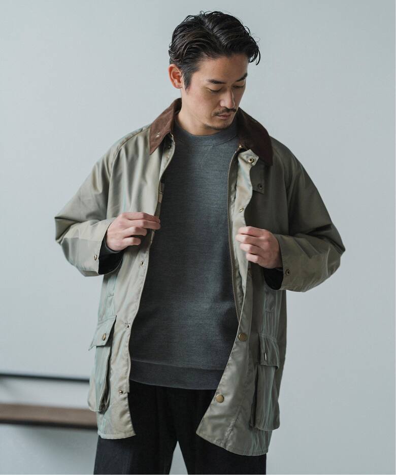 Barbour for MARKAWARE & EDIFICE 別注 タマムシ BEDALE/ビデイル 