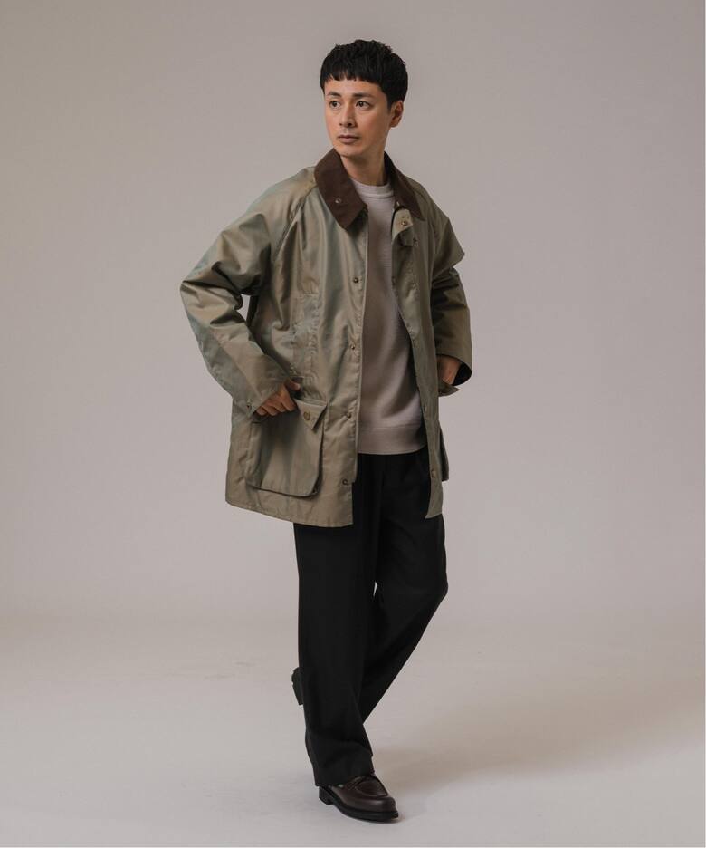 Barbour for MARKAWARE & EDIFICE 別注 タマムシ BEDALE/ビデイル 