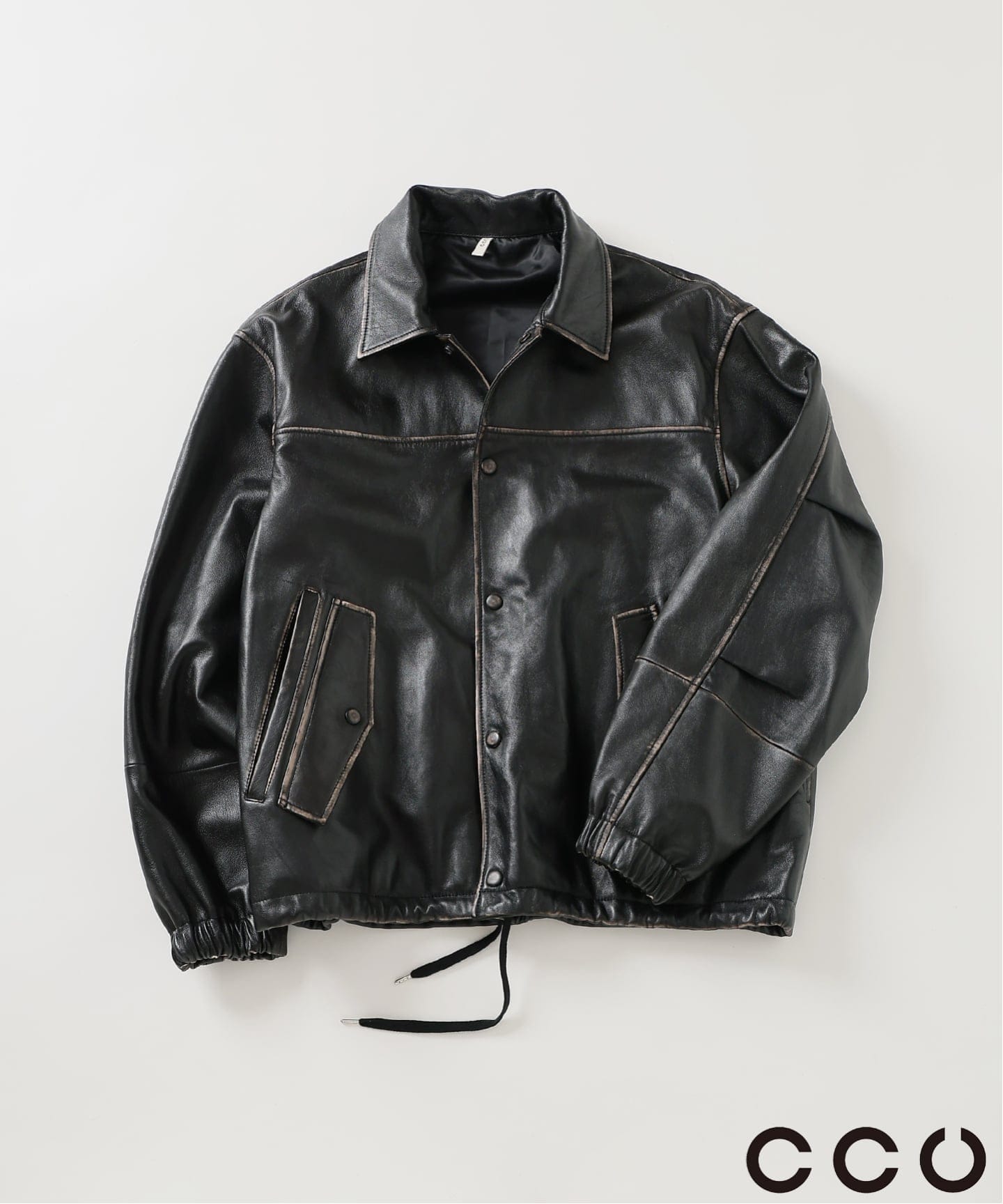 CCU(シーシーユー) 別注 Rub Skin コーチ JK（レザージャケット