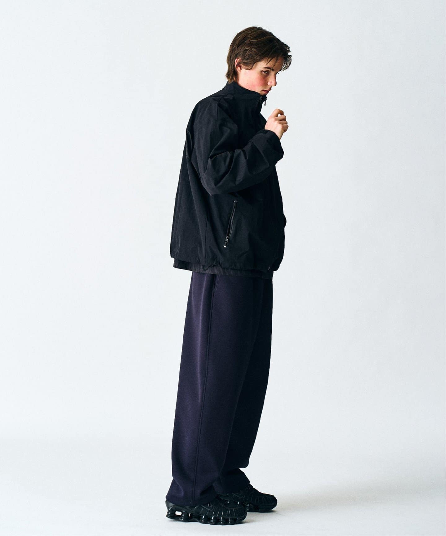 パンチングパネル ナイロンブルゾン（ナイロンジャケット）｜417