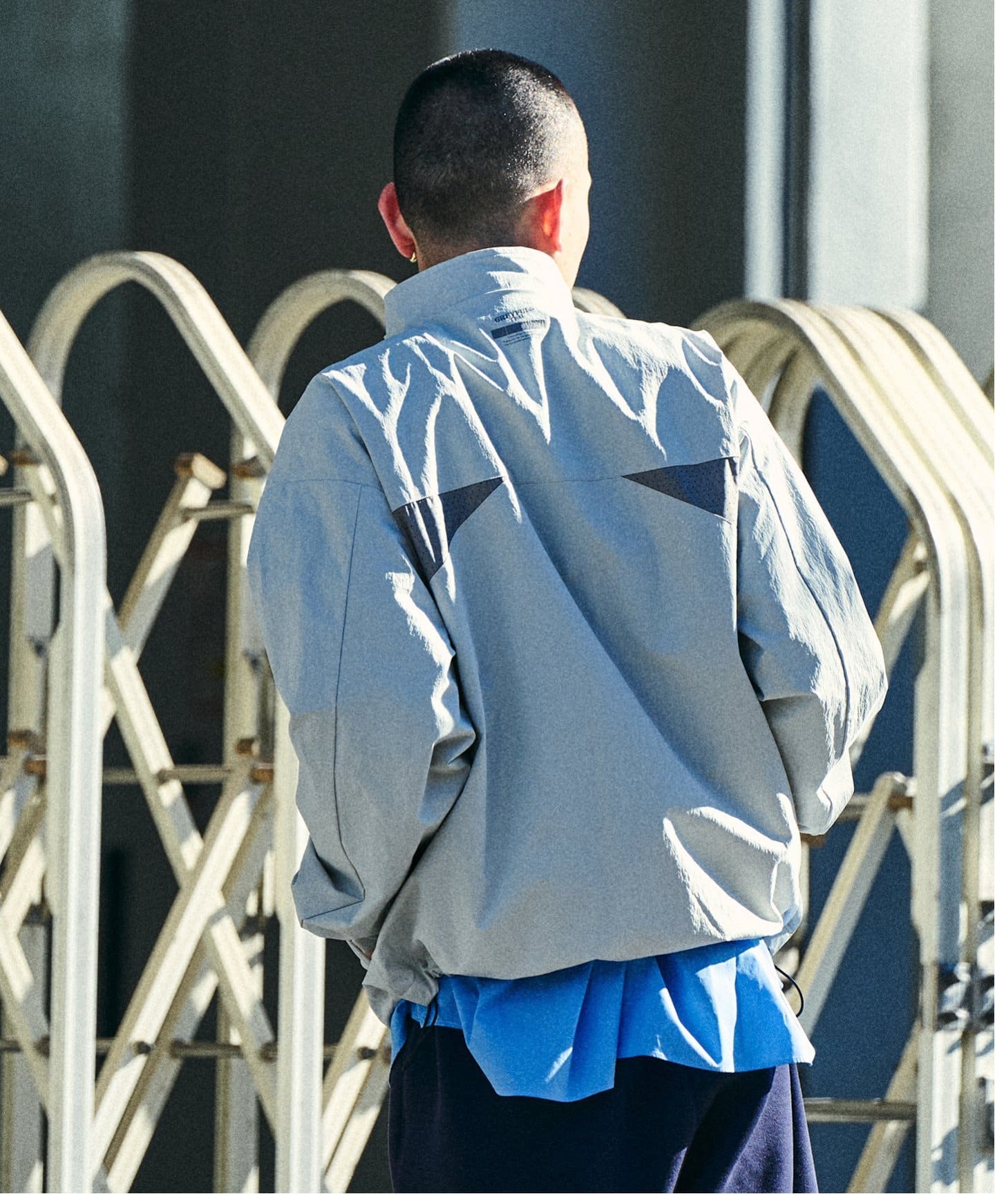 パンチングパネル ナイロンブルゾン（ナイロンジャケット）｜417