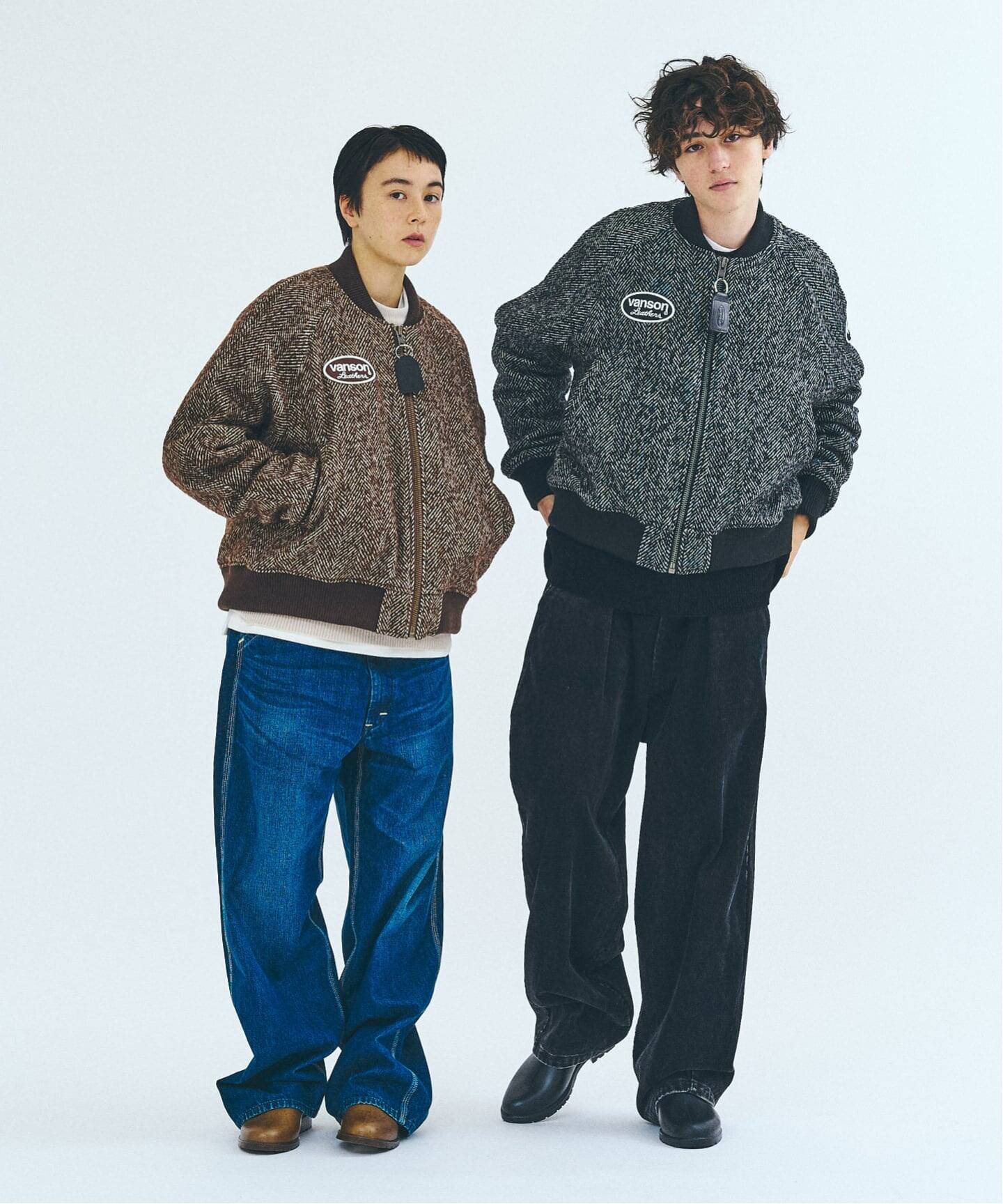 VANSON × 417 TWEED TEAM ジャケット（その他ブルゾン／アウター
