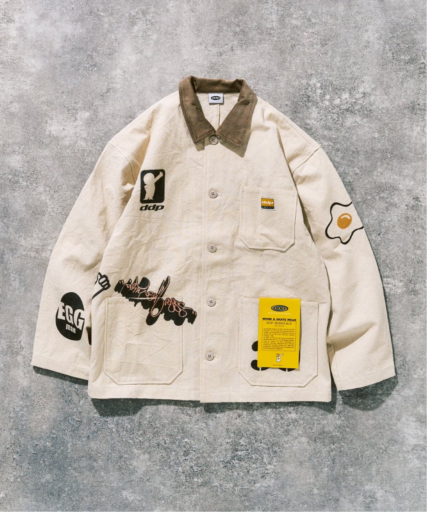 ÉDIFICE マスタードカバーオール DDP 417別注 memorial coveralls / メモリアルカバーオール